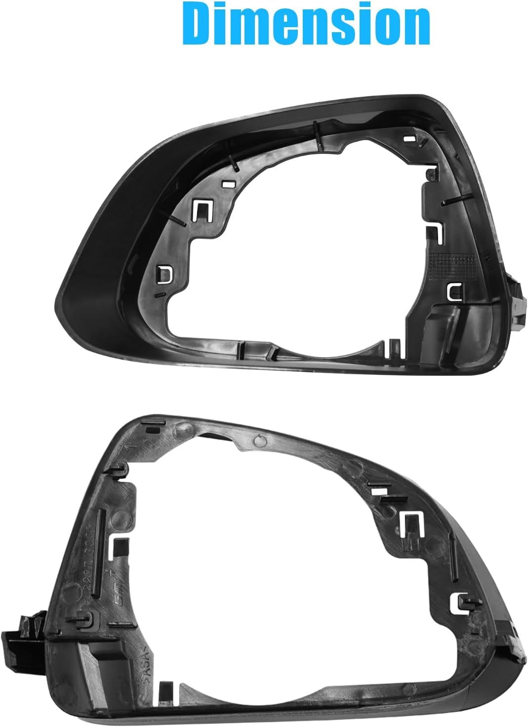 YDSSTORE Compatible with Tesla Model 3 Side Mirror Cover Housing 2017 2018 2019 2020 2021 2022 2023. Left Driver Side Rearview Mirror Frame. Door Wing Mirror Frame Cover Replacement Model 3 Accessories-autoydsstore