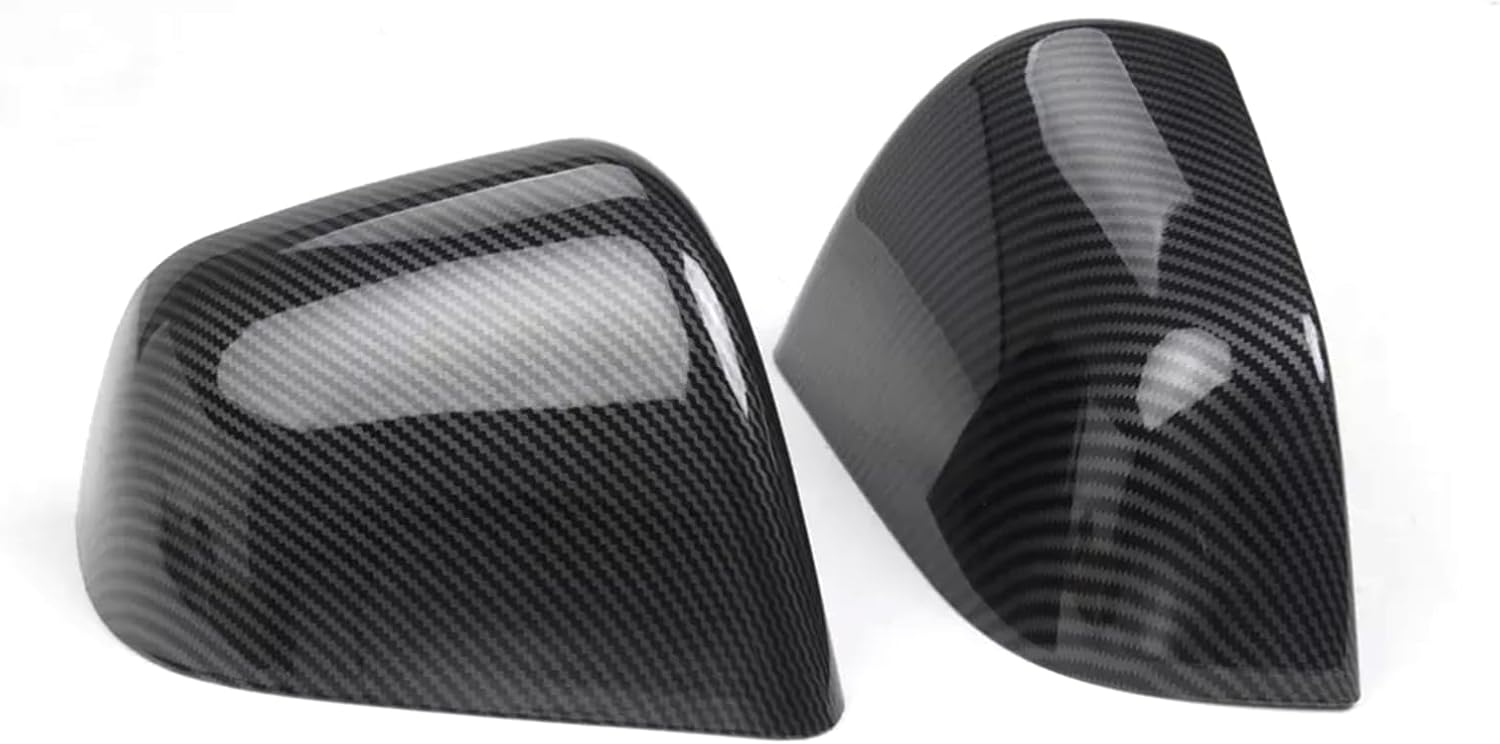 Tesla Model Y Carbon Fiber Pattern Mirror Covers (2020-2024).Driver & Passenger Side|YDSSTORE