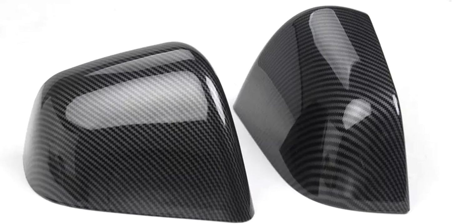Tesla Model Y Carbon Fiber Pattern Mirror Covers (2020-2024).Driver & Passenger Side|YDSSTORE
