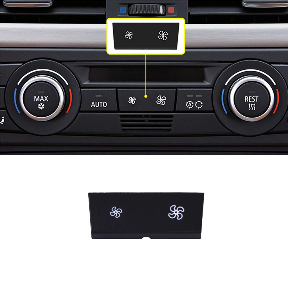 For BMW 1'/3'/X1/X3/X4 Series A/C Climate Control Button Covers | YDSSTORE