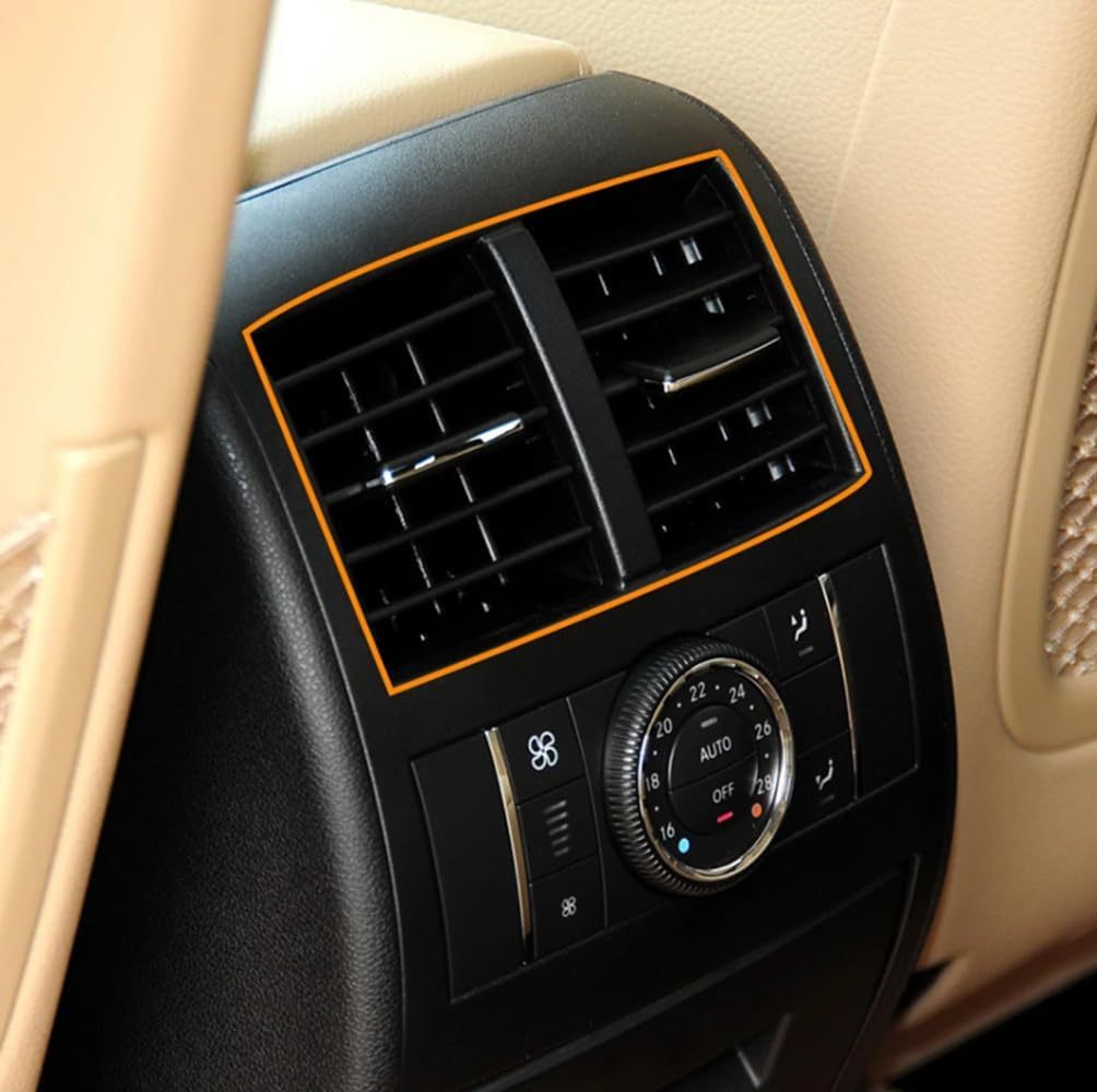 Car Interior Rear Air Conditioner Ac Vent Grille Outlet Assembly for Mercedes BENZ W164 ML GL 300 350 450 500 1648300454.Grey