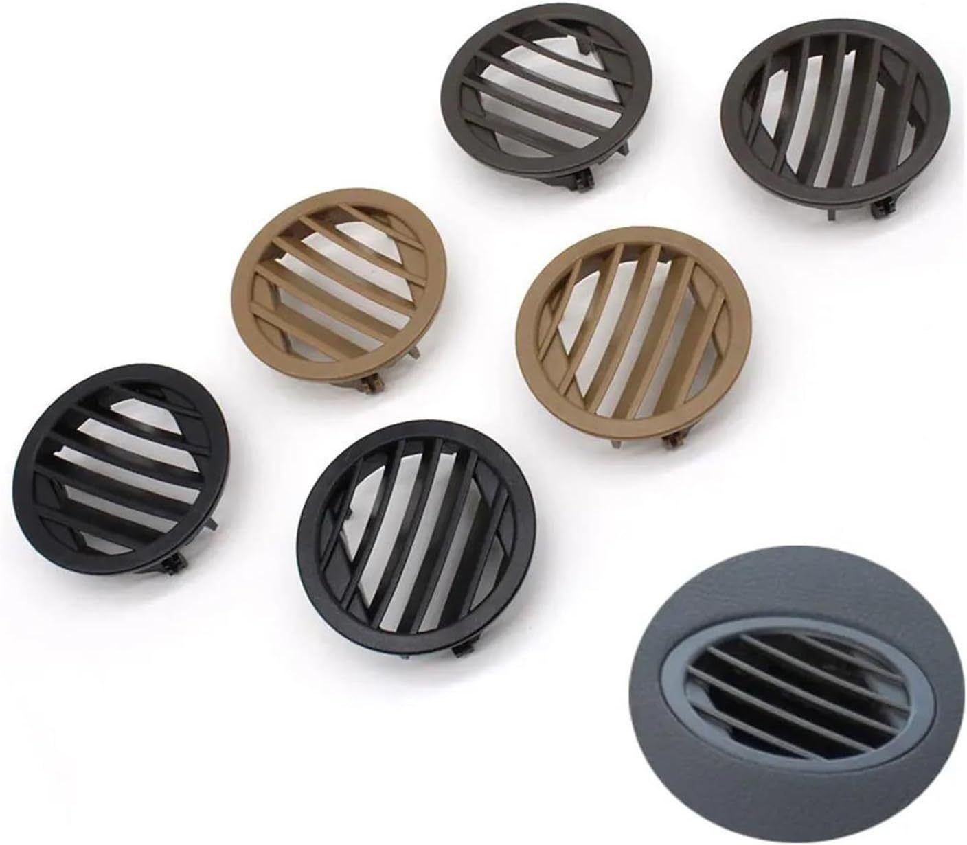 Airconditioning Ventilatierooster Voor Benz Voor X204 Voor GLK Voor GLK220 Voor GLK250 Voor GLK300 Voor GLK350 Dash Airconditioning AC Vent Outlet Grille Ronde Cover Airconditioning Uitlaat Vent (Siz