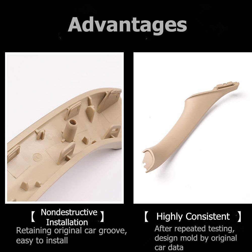 For BMW 5 Series F10/F11: Car Door Handle Kit+Window Switch Covers 7pcs | YDSSTORE