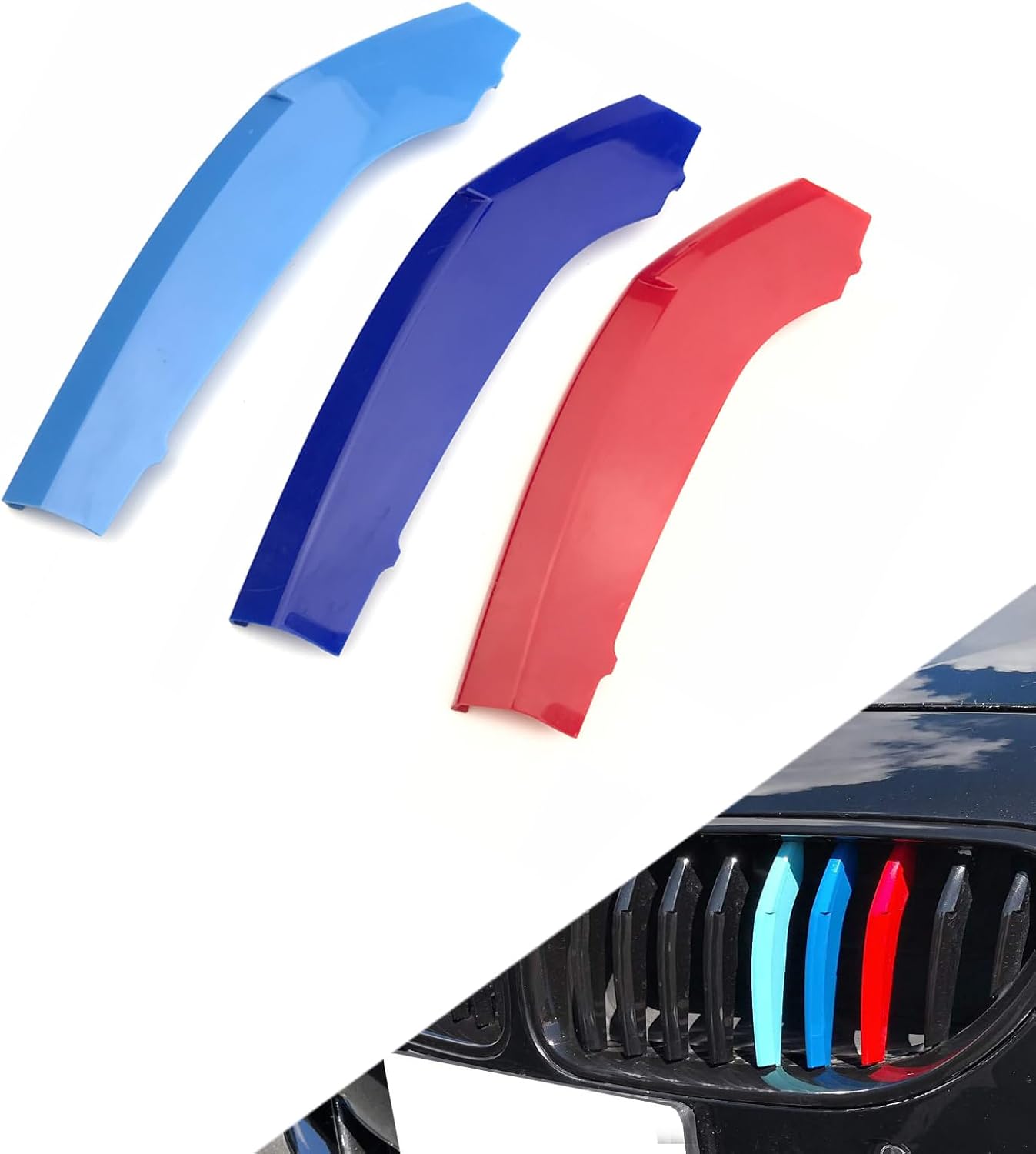YDSSTORE Grille color stripes accessories 2020-2024 G14 G15 G16 8 Series 840I 850i 8-Beam