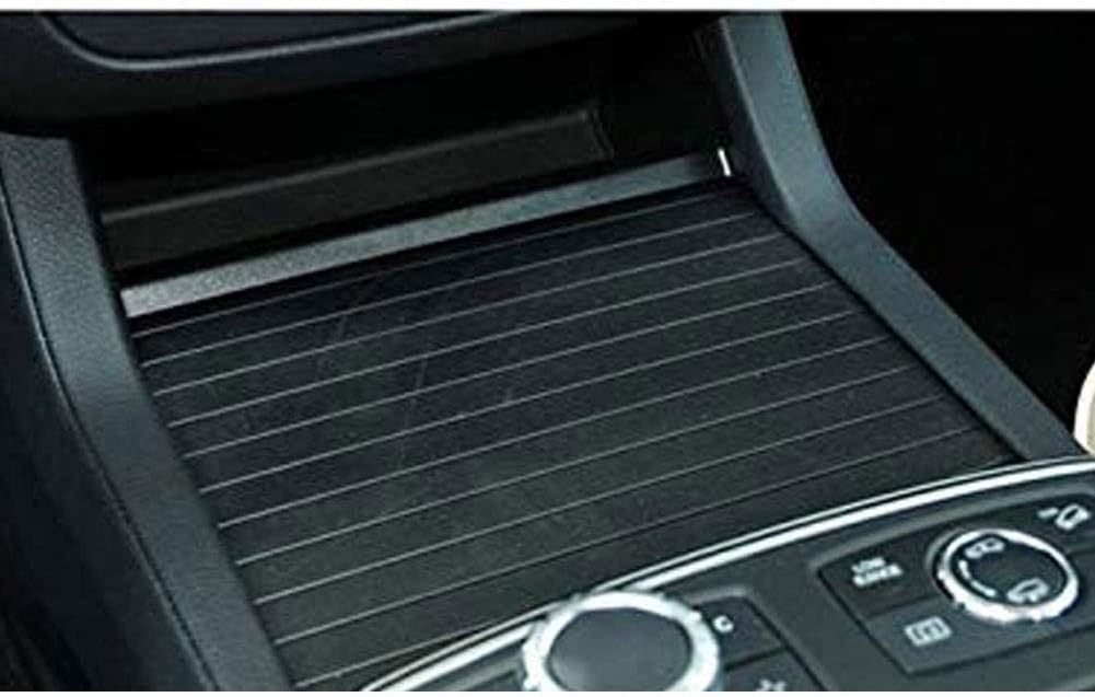 Center Console Roller Blind Cover For MER-CEDES ML/GL/GL/GLS Class W166 W292 2012-2018. Car Inside Cup Holder Panel Sliding Hatches Storage Case Zipper Roller Blind Replacement Accessories