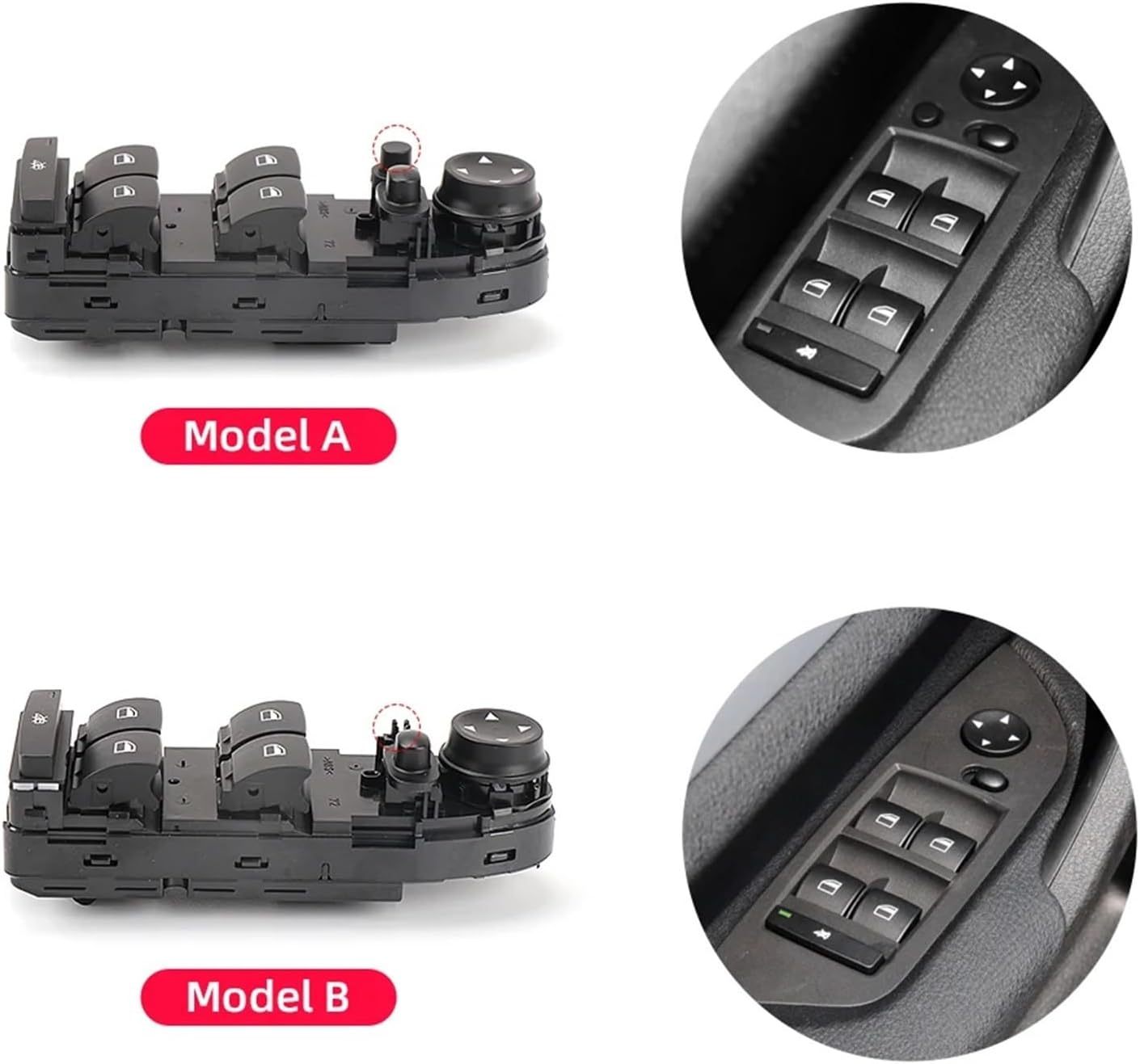 Car Window Lifter Power Window Switch Master Control Button for BMW X1 X5 X6 E84 E70 E71 E72