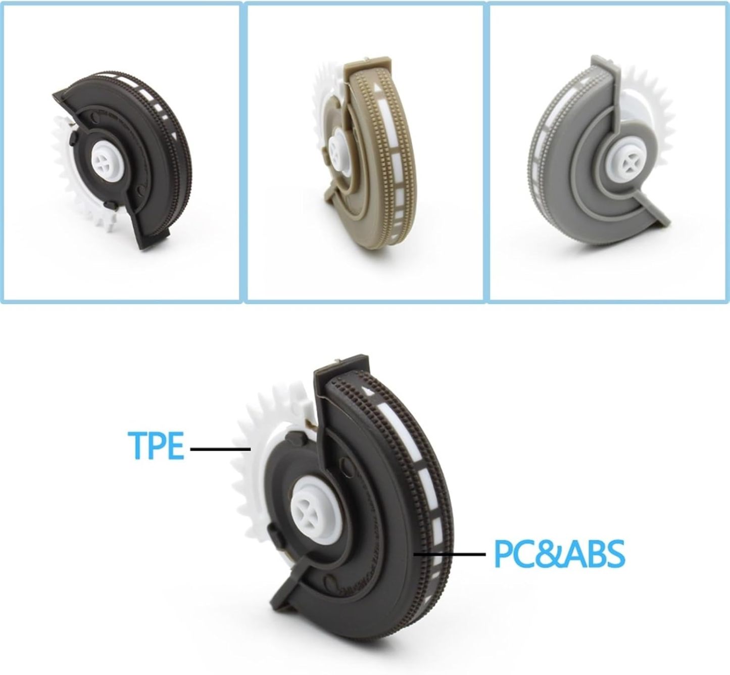 Auto Achter Airconditioning Air Vent Base Roller AC Vent Rolling Wheel Fit for Mercedes Benz CE GLK Klasse W204 W212 W207 X204 2007-2016 20483043549116 Clips voor ventilatierooster