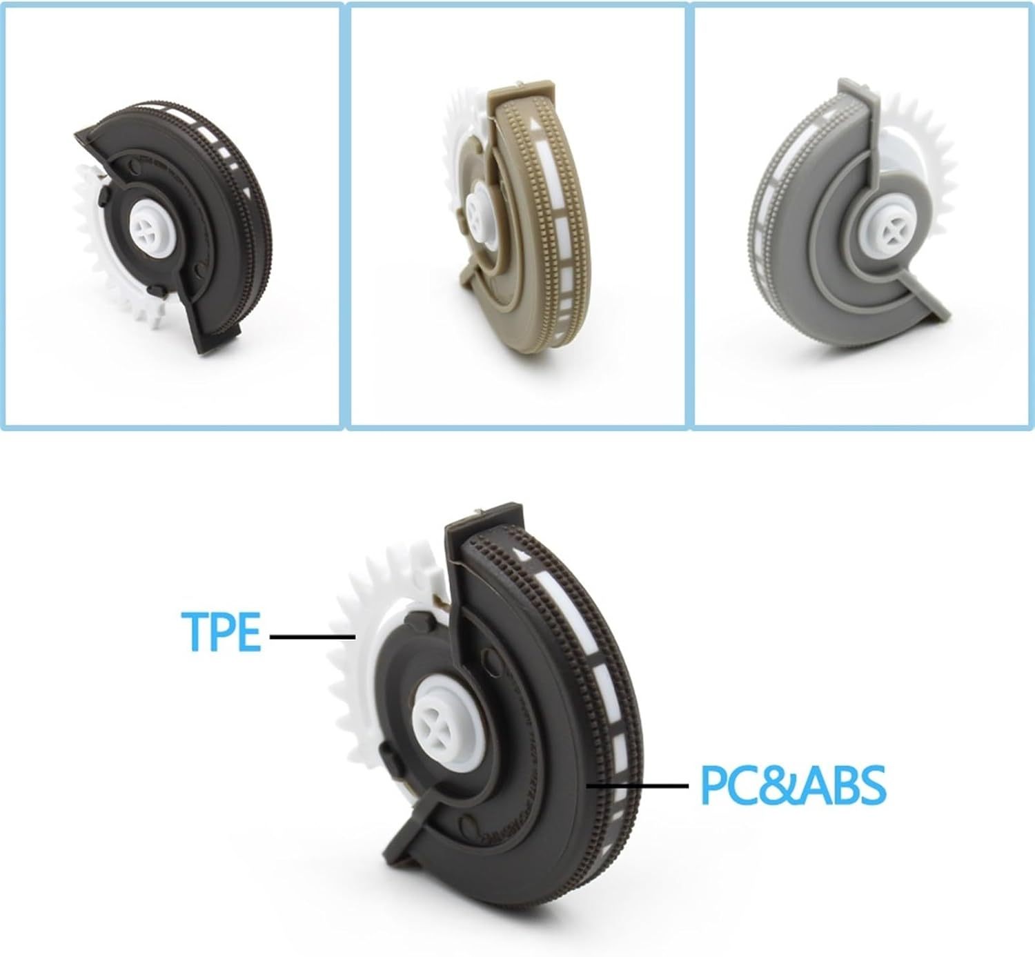 Auto Achter Airconditioning Air Vent Base Roller AC Vent Rolling Wheel Fit for Mercedes Benz CE GLK Klasse W204 W212 W207 X204 2007-2016 20483043549116 Clips voor ventilatierooster