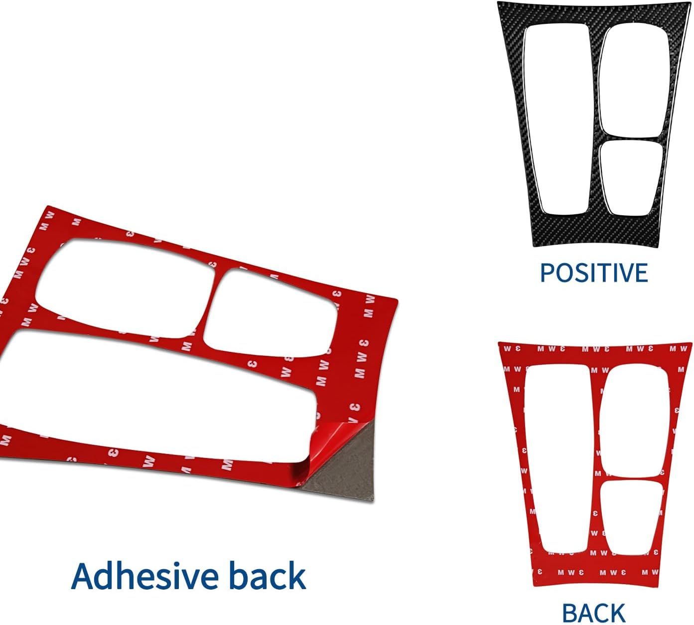 YDSSTORE Carbon Fiber Center Console Gear Shifter Box Panel Cover Trim for BMW X5 X6 E70 E71 (2010-2014) – 1pc Black D | Premium Auto Interior Accessories-autoydsstore