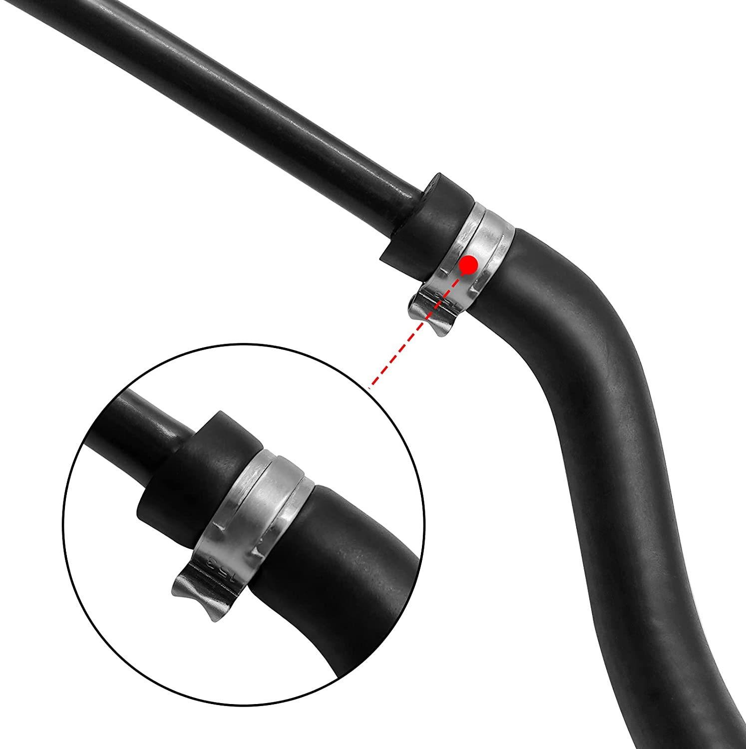 For BMW 1'/3' Upper Radiator Hose | YDSSTORE