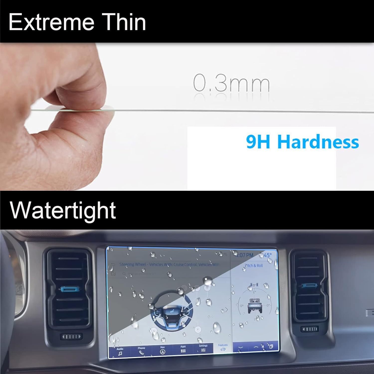 Ford Bronco Screen Protector 2021-2023.12 Inch| Jaronx