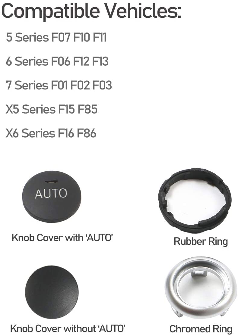 Modified for BMW 5/6/7/X5/X6 Air Conditioning Knob Button Covers | YDSSTORE