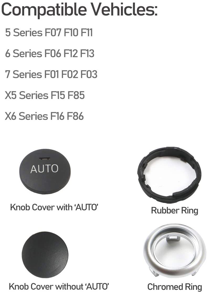 Modified for BMW 5/6/7/X5/X6 Air Conditioning Knob Button Covers | YDSSTORE