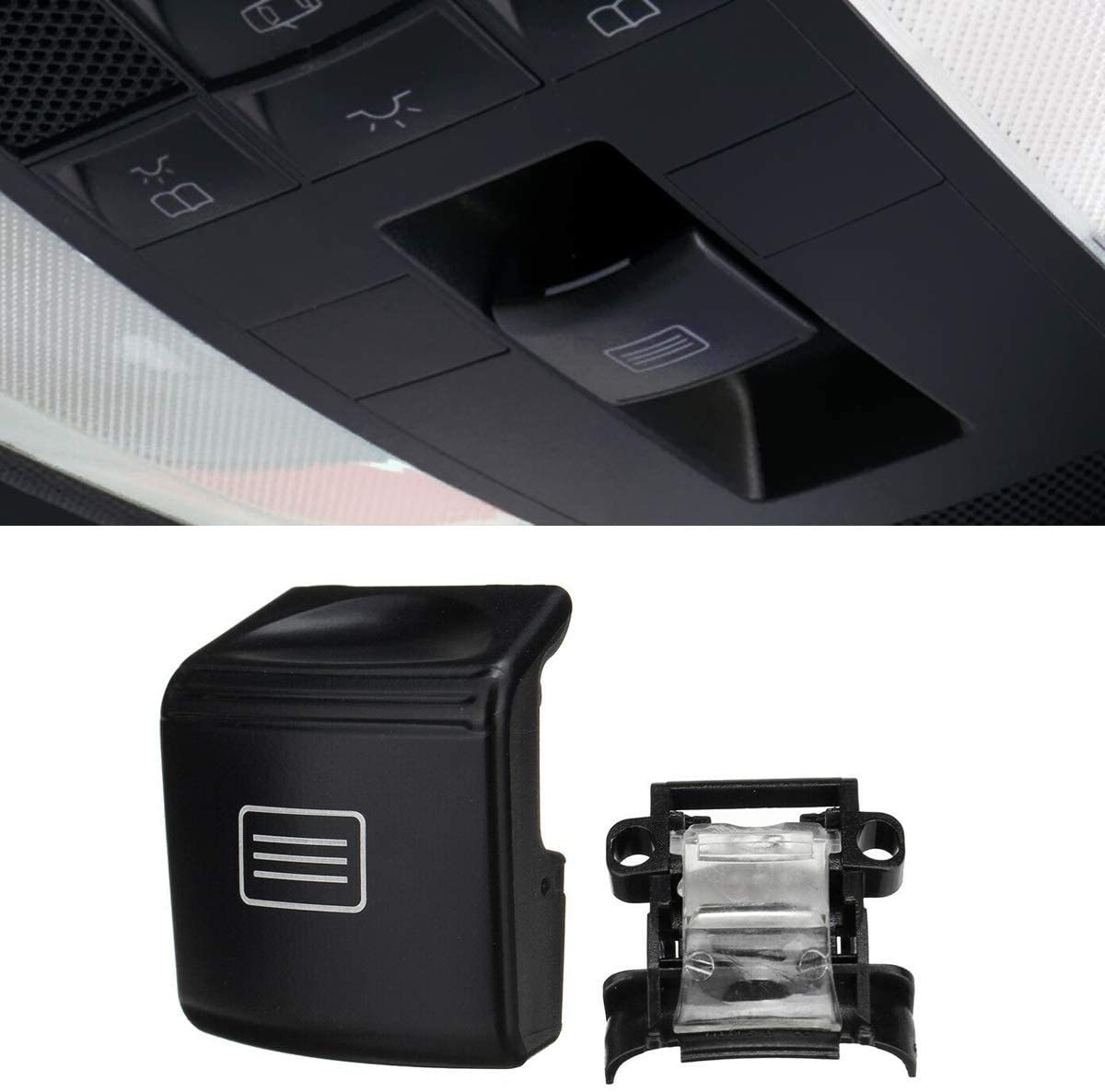 For Mercedes Benz Sunroof Power Window Switch Button Covers Replacement | YDSSTORE