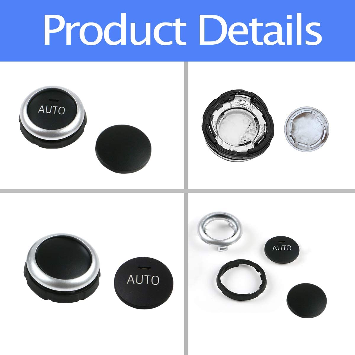 Modified for BMW 5/6/7/X5/X6 Air Conditioning Knob Button Covers | YDSSTORE