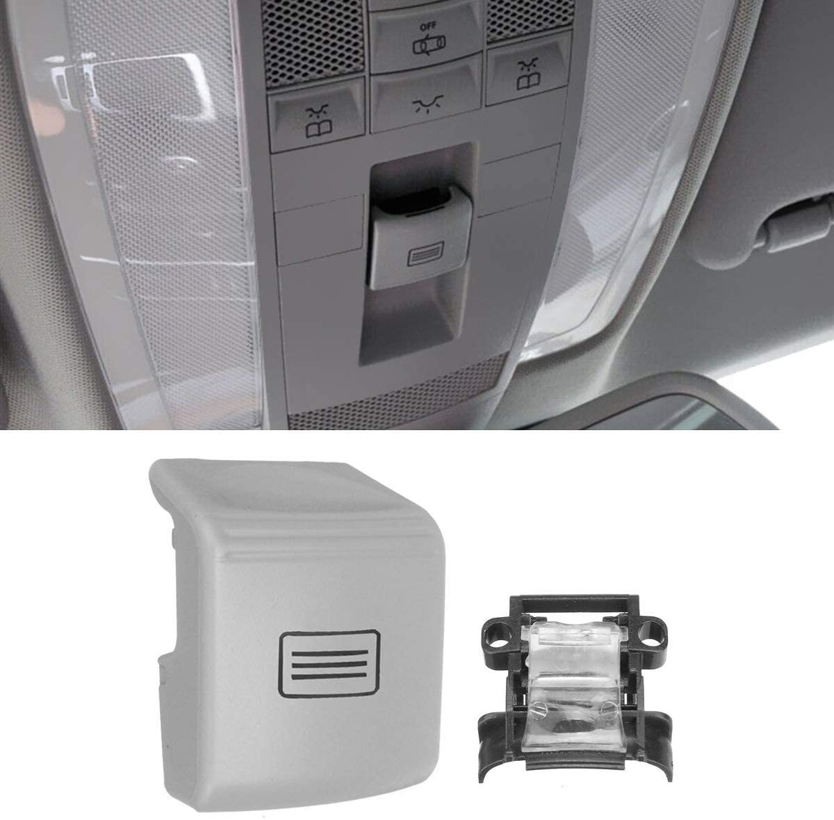 For Mercedes Benz Sunroof Power Window Switch Button Covers Replacement | YDSSTORE