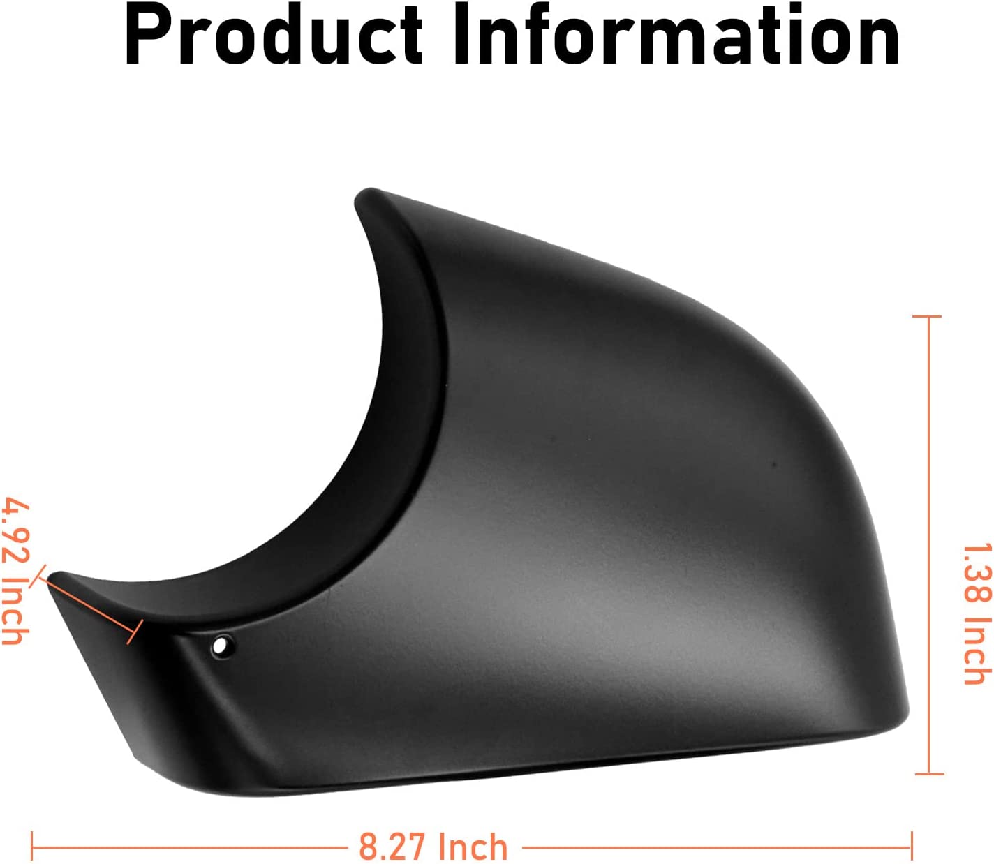YDSSTORE Compatible with Tesla Model Y Mirror Lower Cover 2018-2021.Left Drive Side Rearview Mirror Base Cover Trim. Side Mirror Bottom Cover Replacement for Tesla Model Y Wing Mirror Repair(Left)-autoydsstore