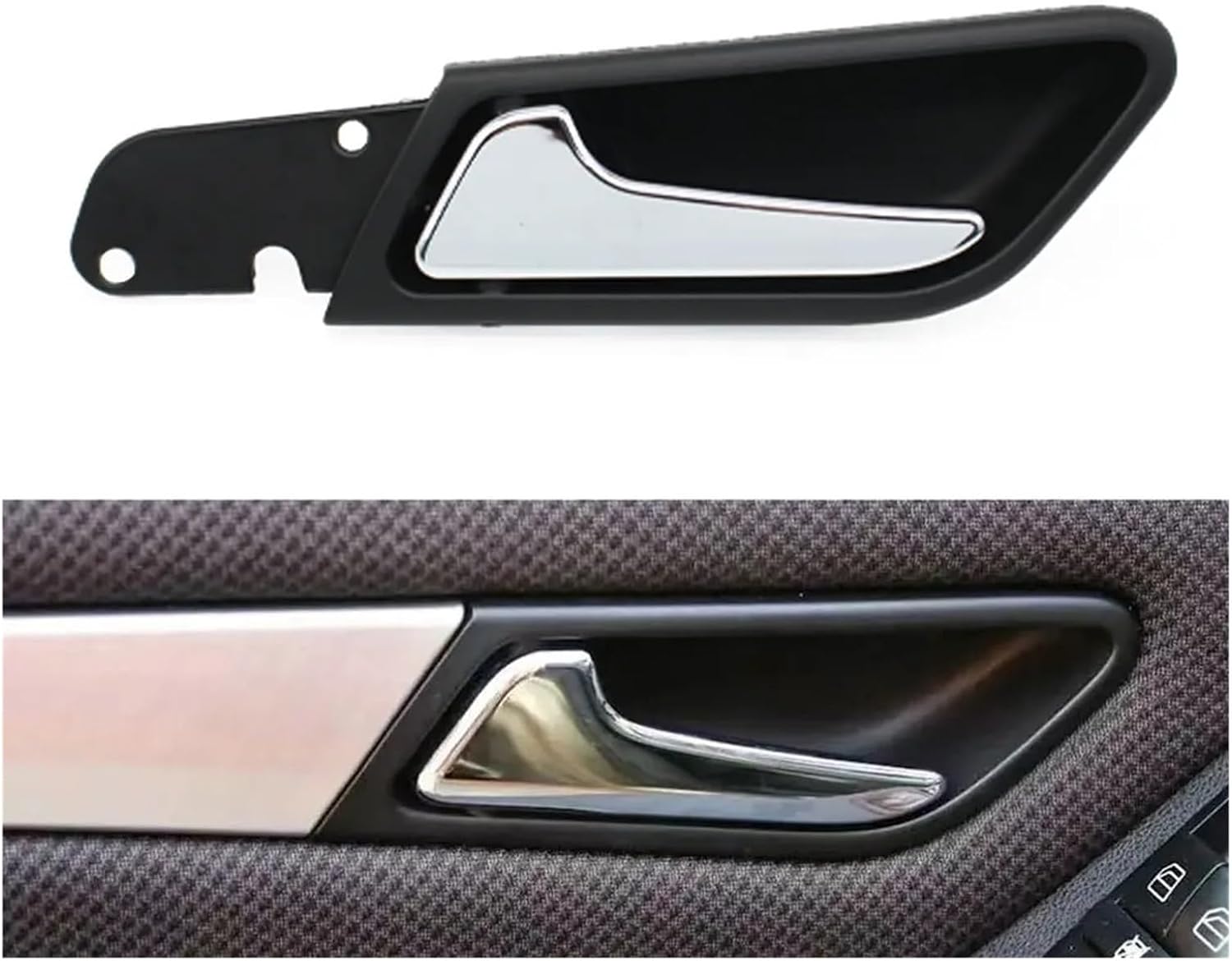 Interior Car Left Right Opening Door Pull Handle Assembly Compatible with Mercedes Benz A B Class W169 W245 A160 A180 B200 B260 A1697600961 (Color : Beige Left)