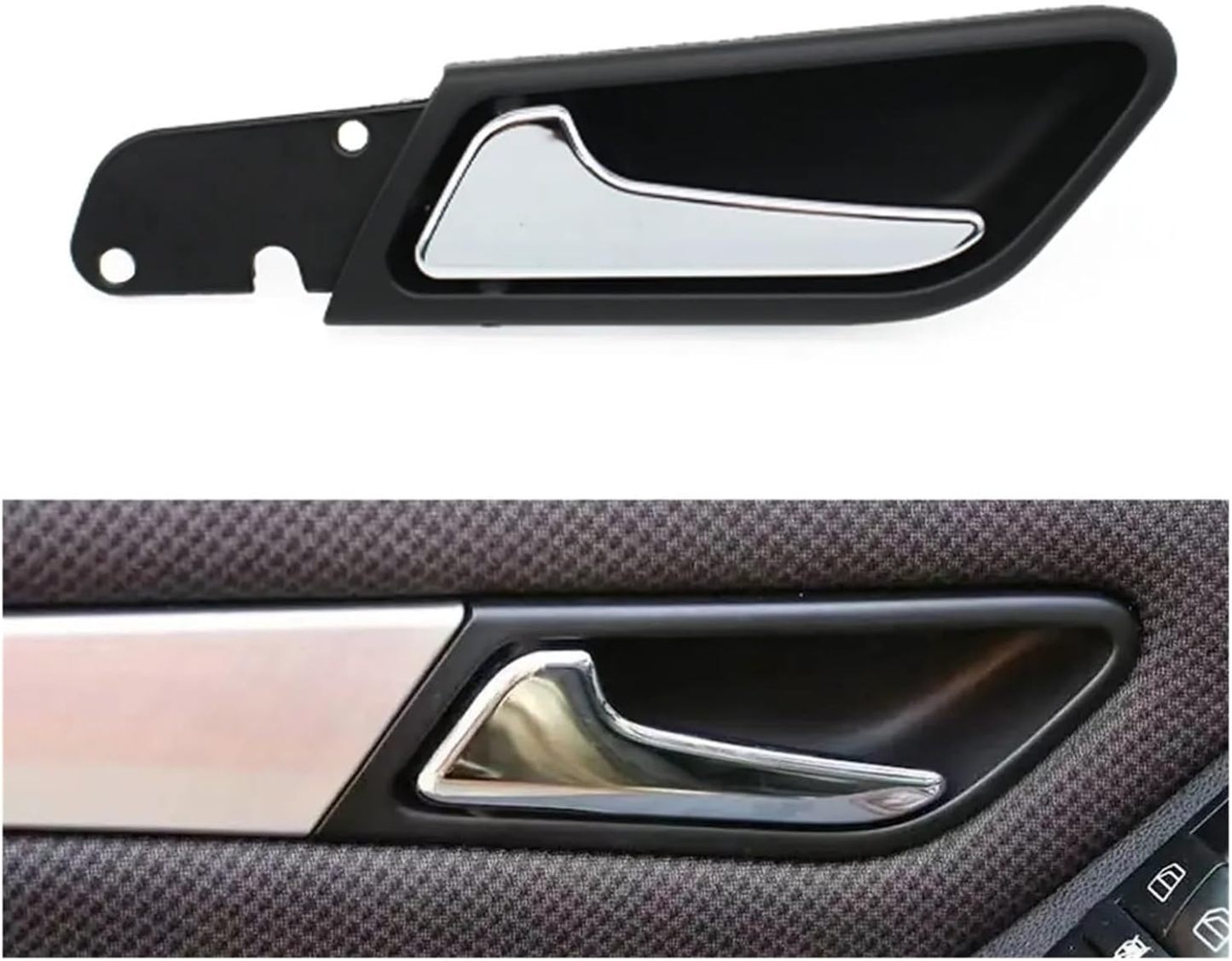 Interior Car Left Right Opening Door Pull Handle Assembly Compatible with Mercedes Benz A B Class W169 W245 A160 A180 B200 B260 A1697600961 (Color : Beige Left)