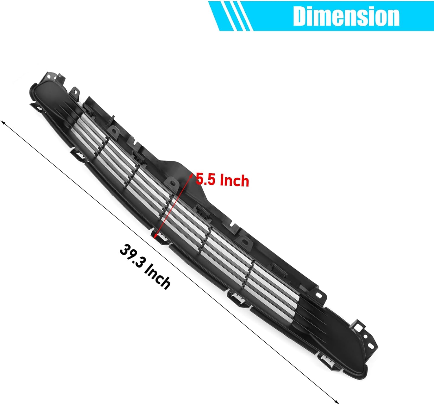 YDSSTORE Compatible with Tesla Mode 3 Front Bumper Grille Replacement 2017 2018 2019 2020 2021 2022 2023. Front Bumper Lower Grille for Tesla Model 3 Replace for 1085927-00-C Air Inlet Vent Grille Cover-autoydsstore