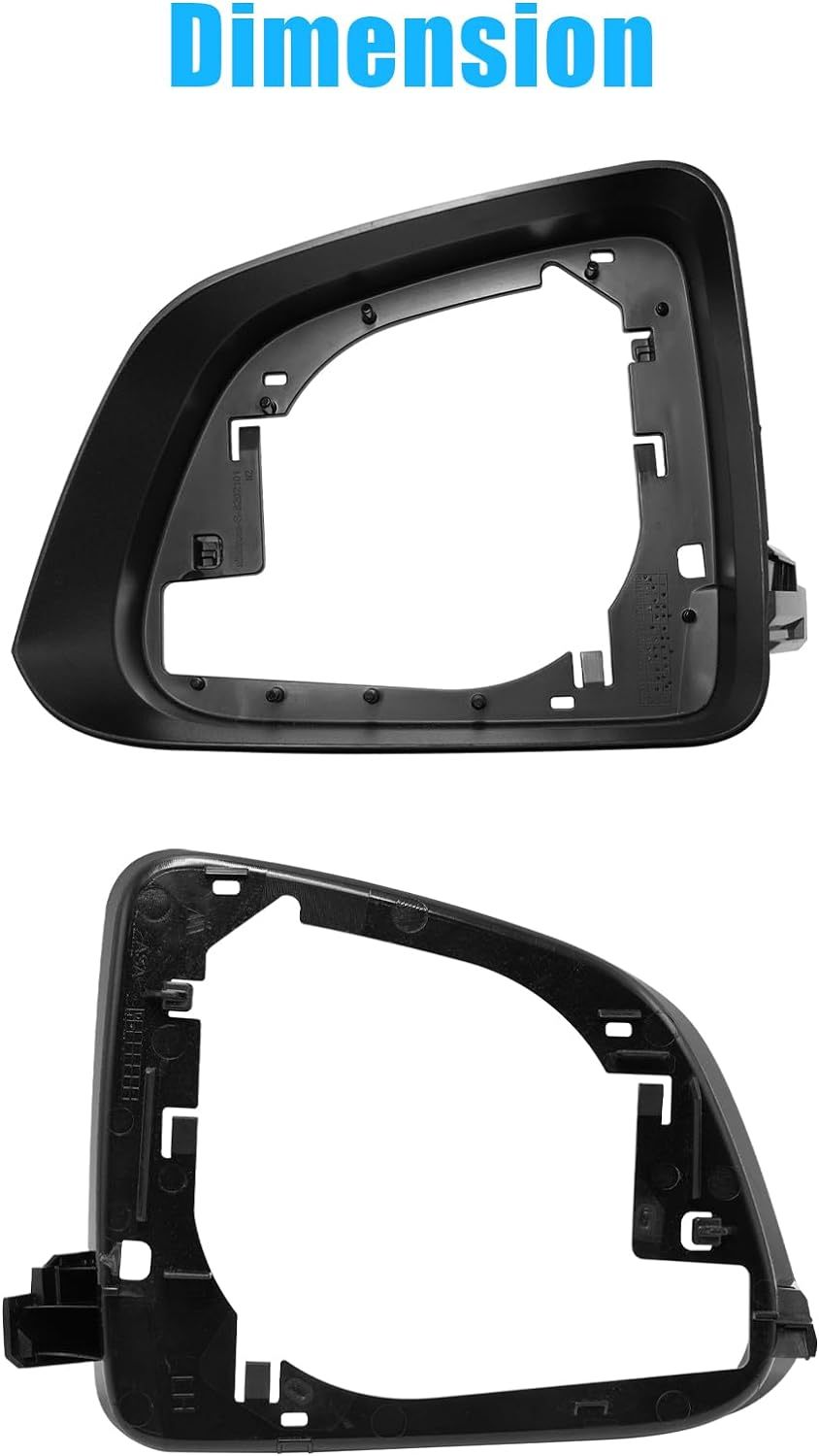 YDSSTORE Compatible with Tesla Model Y Side Mirror Cover Housing 2018 2019 2020 2021 2022 2023. Left Driver Side Rearview Mirror Frame. Door Wing Mirror Frame Cover for Tesla Model Y Accessories-autoydsstore