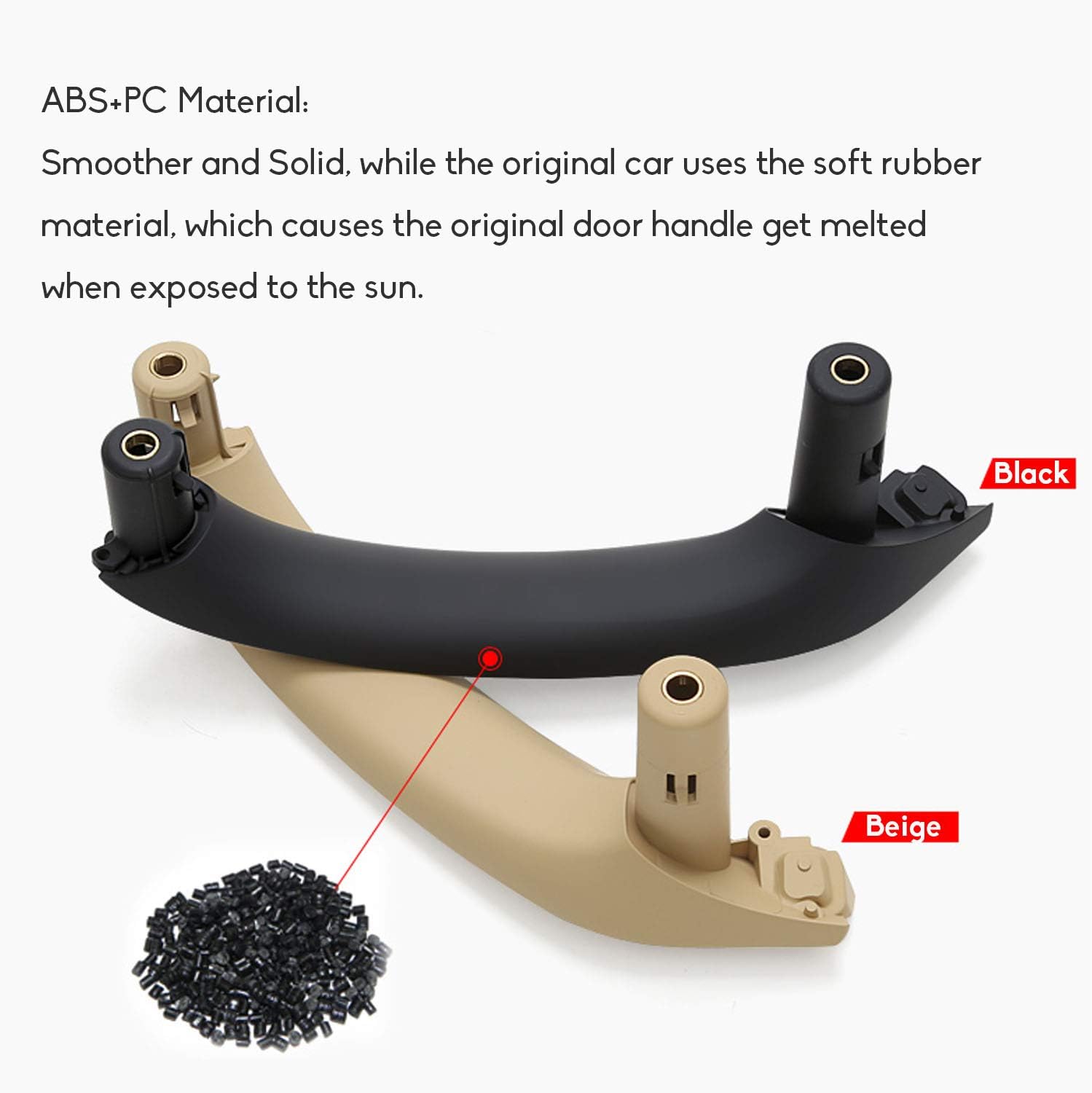 YDSSTORE  Compatible with BMW X3 F25/X4 F26 Door Handle. Upgraded Inner Door Pull Handle Replacement for X3 2010-2016. X4 2014-2017-autoydsstore