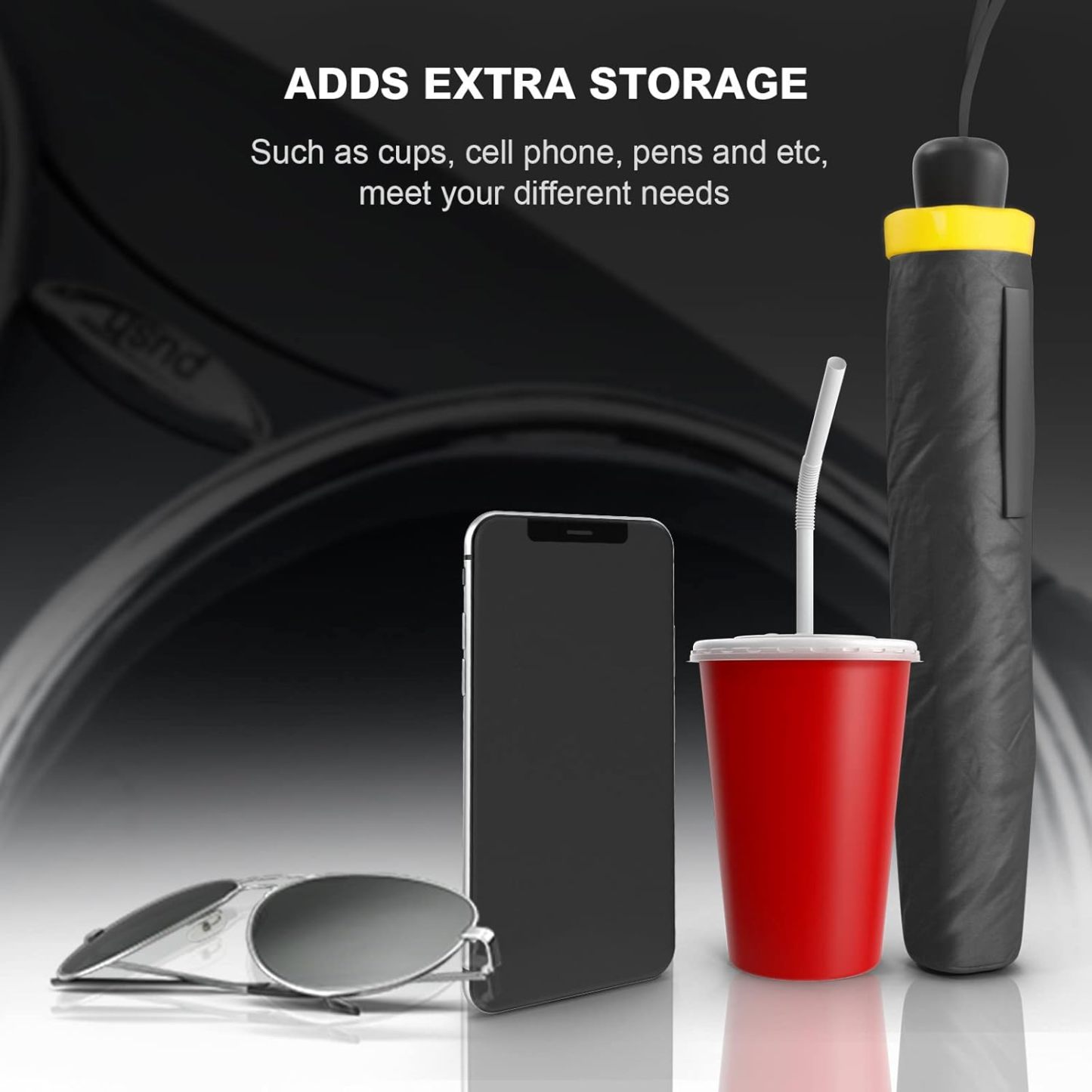 Dual Cup Holder Compatible with Mercedes-Benz W219 Series CLS500 2006-2011 CLS55 AMG 2006 CLS550 CLS63 AMG 2007-2011