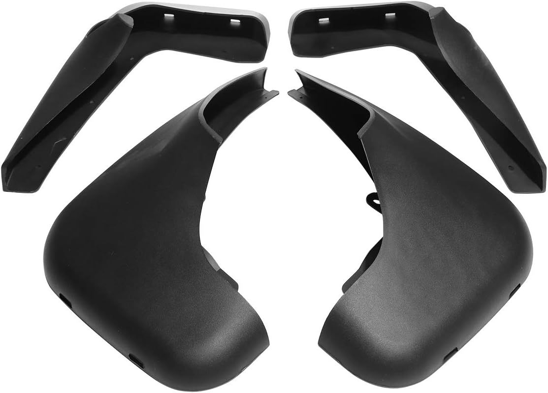 Set of 4PCS Mud Flaps Splash Guards Mudguards with Hardware Kits for BMW X5 E53 Series (2000-2005) – Front & Rear (Driver & Passenger Sides)-autoydsstore