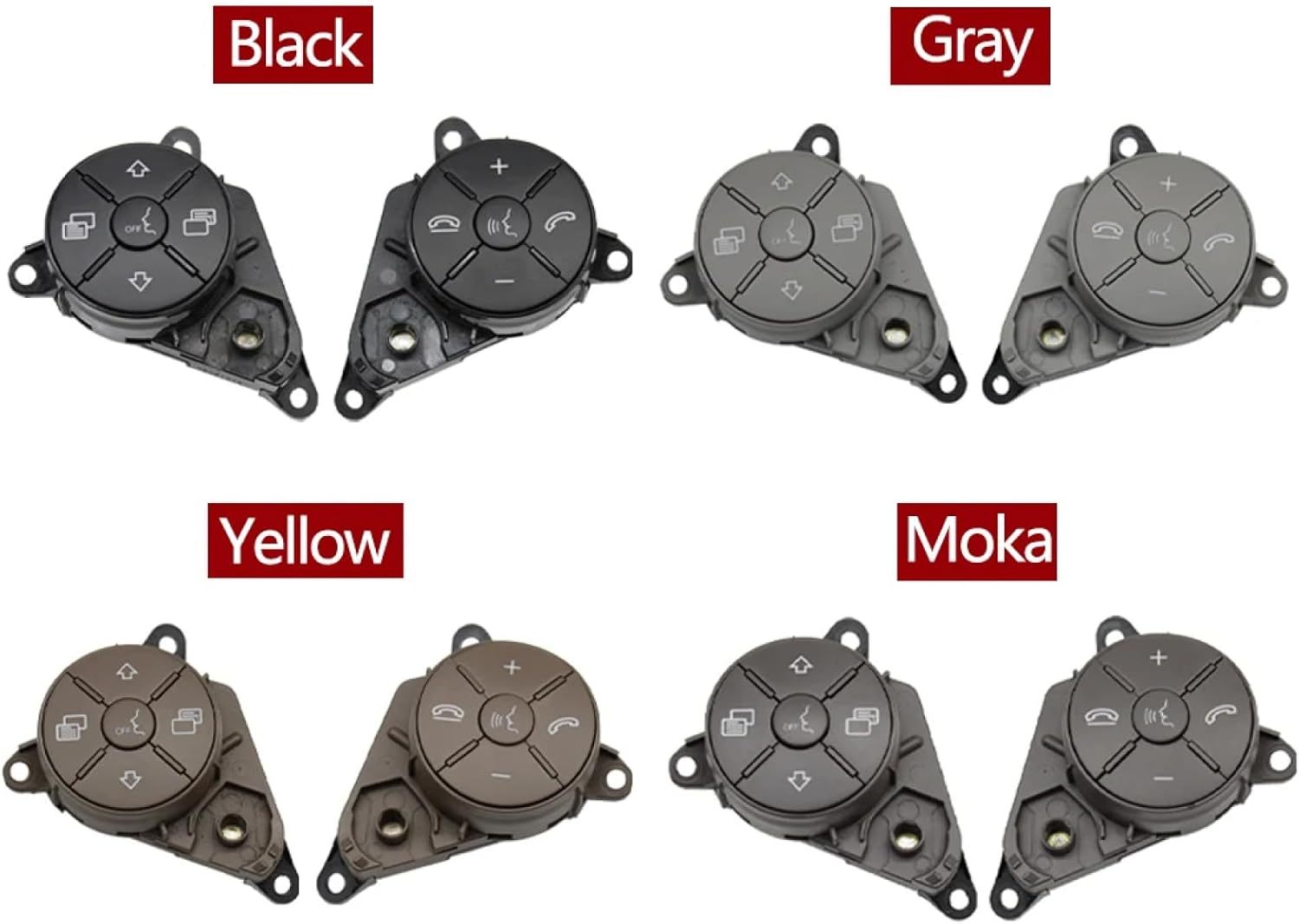 JQUAL Bouton de Commande de commutateur de Volant Gauche Droite. Touches Multifonctions pour Mercedes Benz W164 ML GL W251 1648700558 1648700658