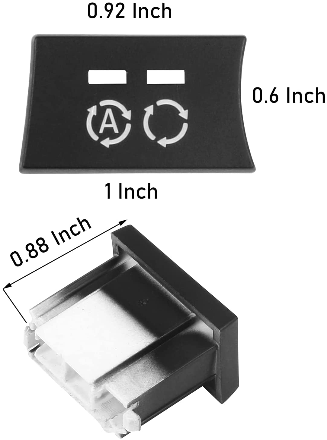 For BMW 1'/3'/X1/X3/X4 Air Recirculation Button Covers | YDSSTORE