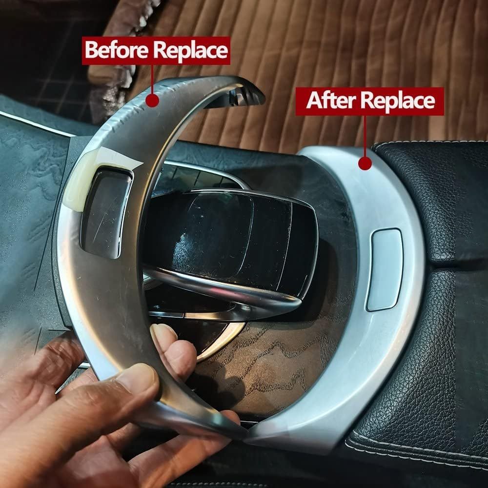 Auto Scatola Bracciolo per Mercedes per Benz W205 W253 Classe C GLC Console Bracciolo Pulsante Scatola Immagazzinaggio Centrale Coperchio Interruttore A2056803407 A2056803307 Bracciolo Centrale (Colo