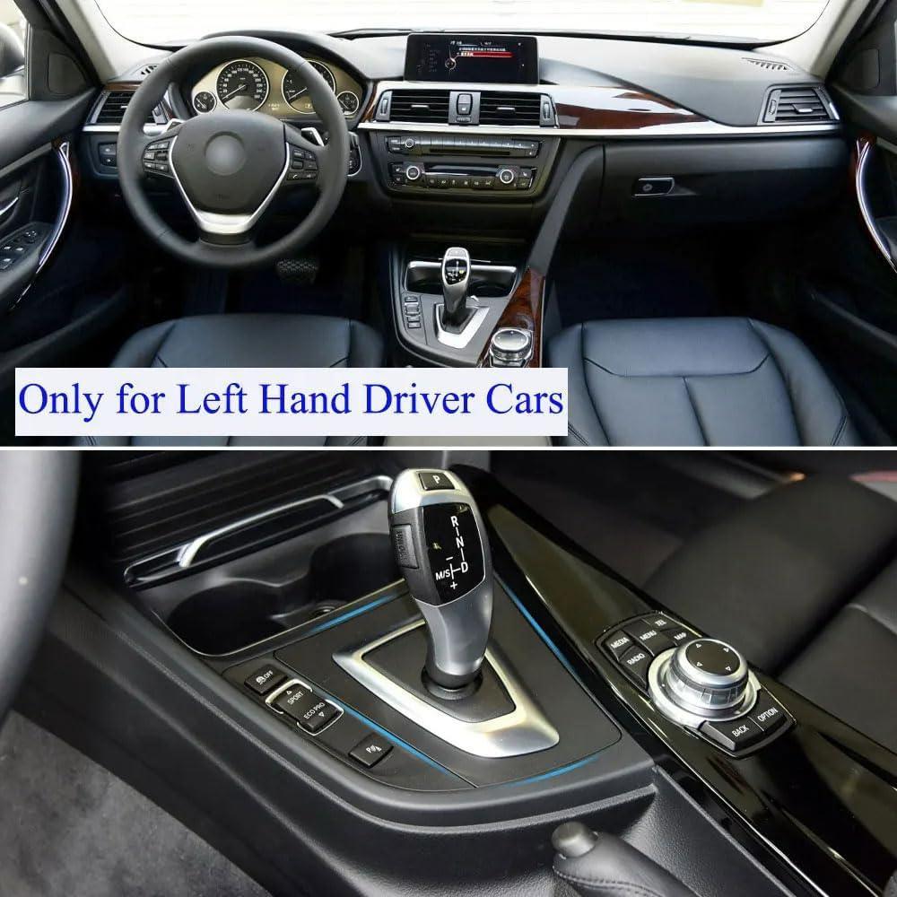 YDSSTORE Compatible with BMW 3 4 Series Black Gear Shift Frame Cover. Control Gear Box Shift Knob Panel Trim Replacement for BMW F30 F31 F34 F35 F32 F33 F36 51169234131-autoydsstore