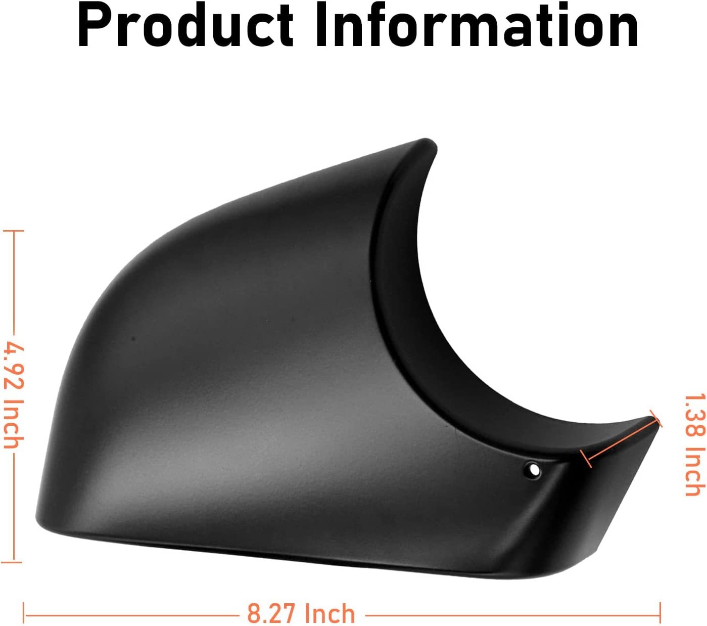 YDSSTORE Compatible with Tesla Model Y Mirror Bottom Cover 2018-2021. Right Passenger Rearview Mirror Lower Base Cover. Side Mirror Base Cover Replacement for Tesla Model Y Wing Mirror Repair(Right)-autoydsstore