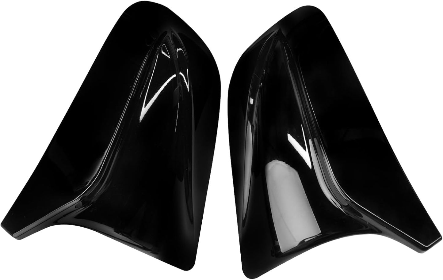 YDSSTORE Compatible with Tesla Model 3 Side Mirror Cover 2017-2024. Horns M Style Glossy Black Rear View Mirror Cover. Clip-on Left Driver &Right Passenger Side Mirror Caps for Tesla Model 3 Accessories-autoydsstore