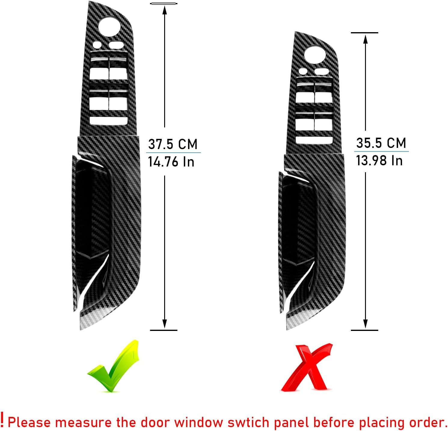 For BMW E90/E91 Driver Side Door Handle Cover - Carbon Fiber Pattern | 2004-2007 | YDSSTORE