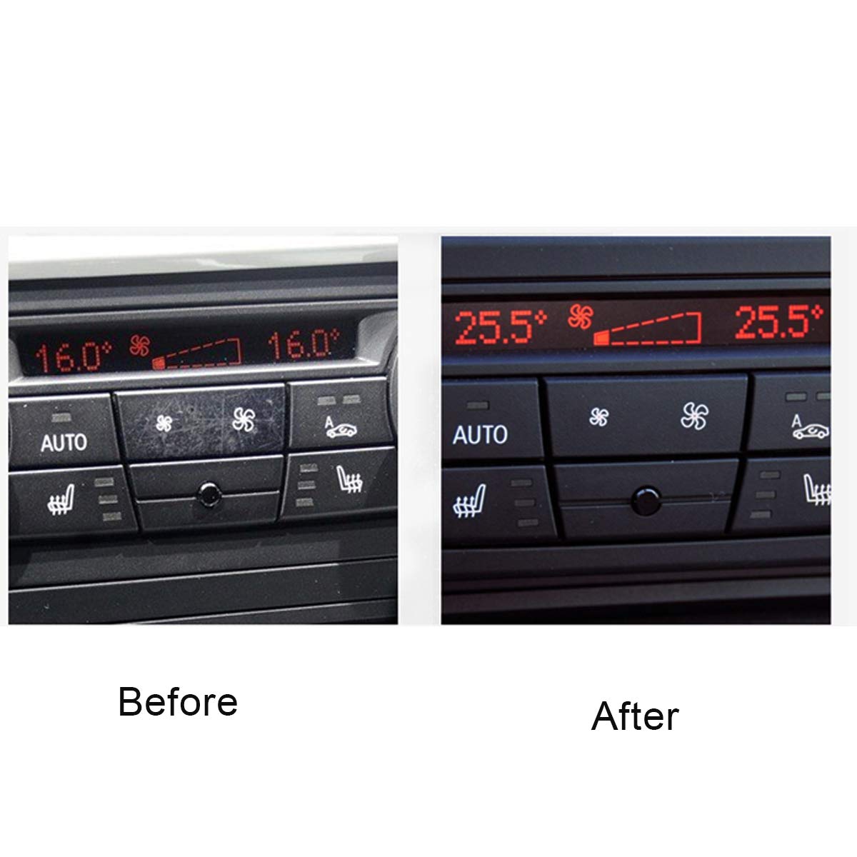 For BMW 1'/3'/X1/X3/X4 Series A/C Climate Control Button Covers | YDSSTORE