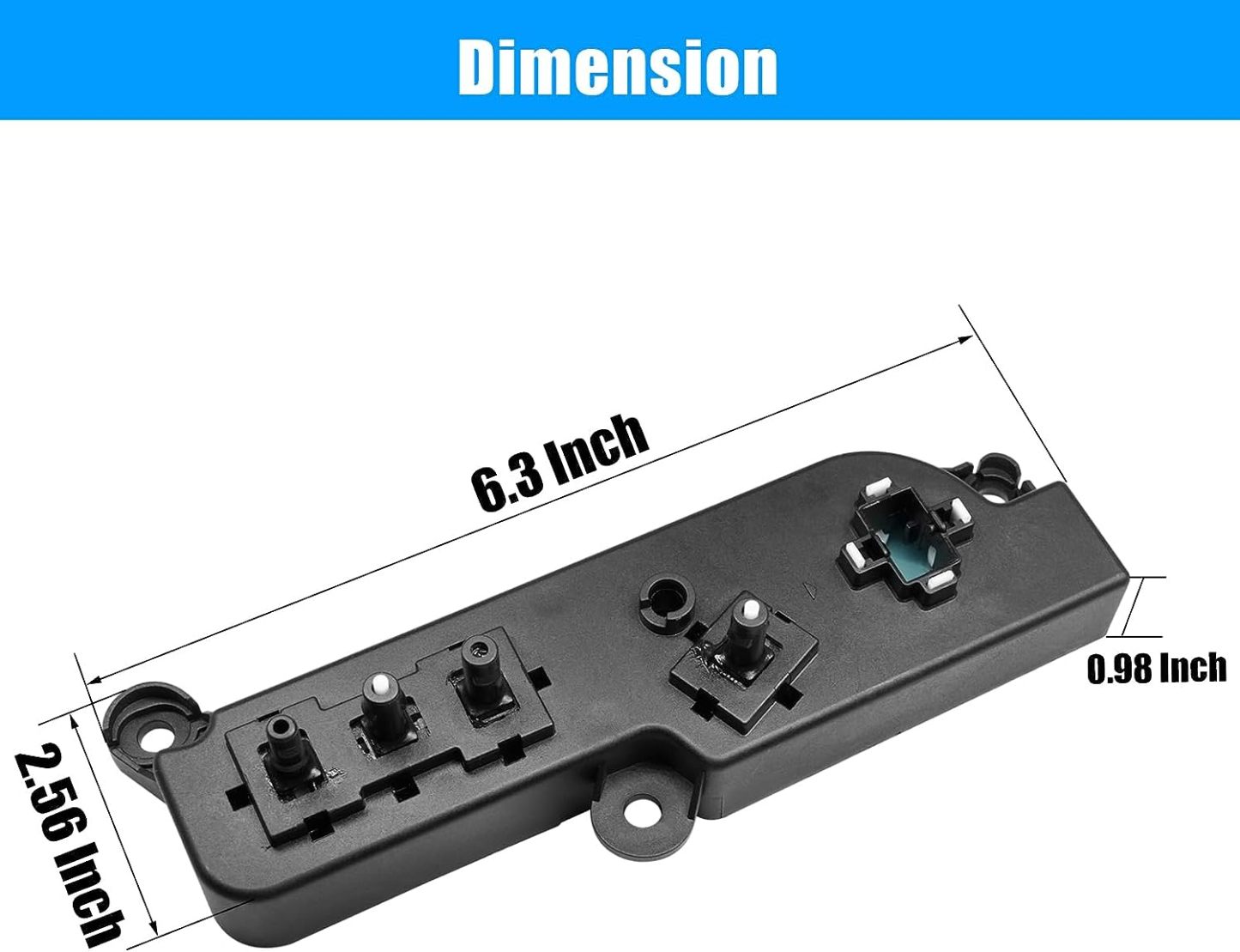 YDSSTORE Compatible with Tesla Model 3 Model Y Power Seat Control Switch. Left Front Driver Seat Adjistment Switch Replacement Fit for Tesla Model 3/Y 2017-2022. Replace for 1098529-autoydsstore