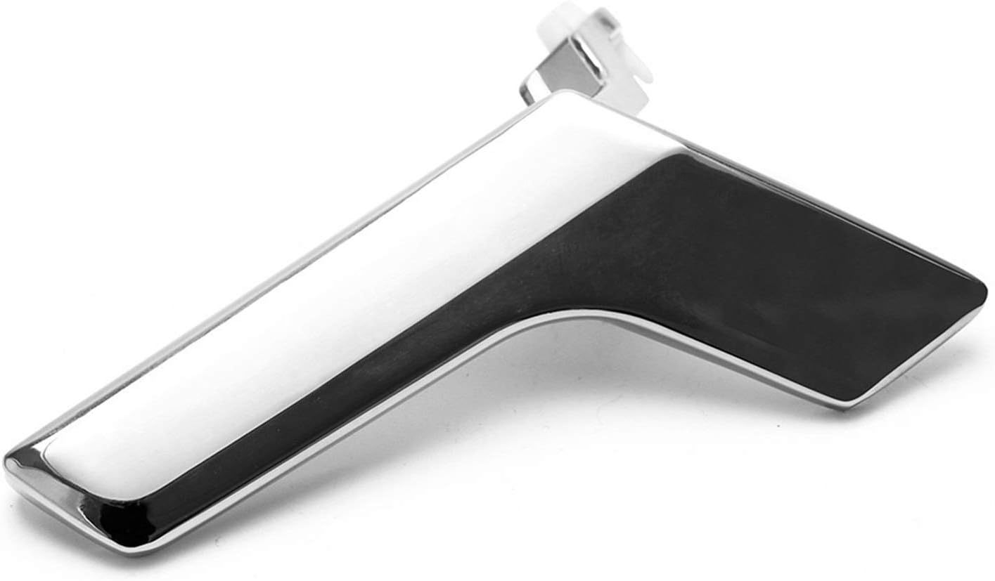 Front/Rear Left/Rigjht Side Chrome Matte Car Inner Interior Door Handle Repair Kit for Mercedes W204 X204 Inner Trim Cover (Color : Left Metal Chrome)