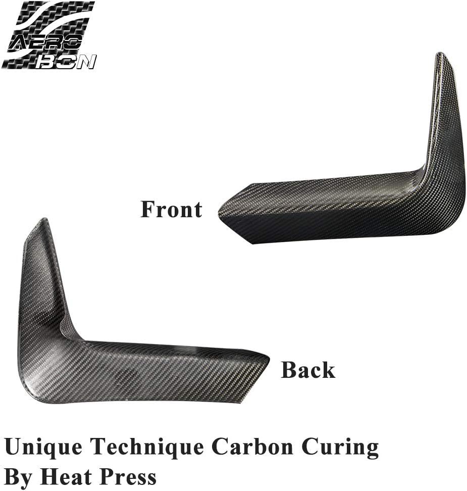 YDSSTORE  Prepreg Dry Carbon Fiber  Bumper Cover Splitter for 2014-2020 BMW M-Power F80 M3 / F82 M4 / F83 M4 Bumper-autoydsstore