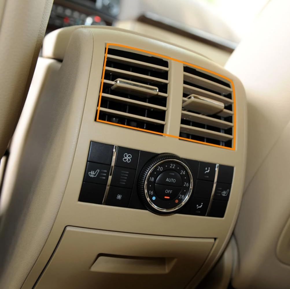 Car Interior Rear Air Conditioner Ac Vent Grille Outlet Assembly for Mercedes BENZ W164 ML GL 300 350 450 500 1648300454.Grey