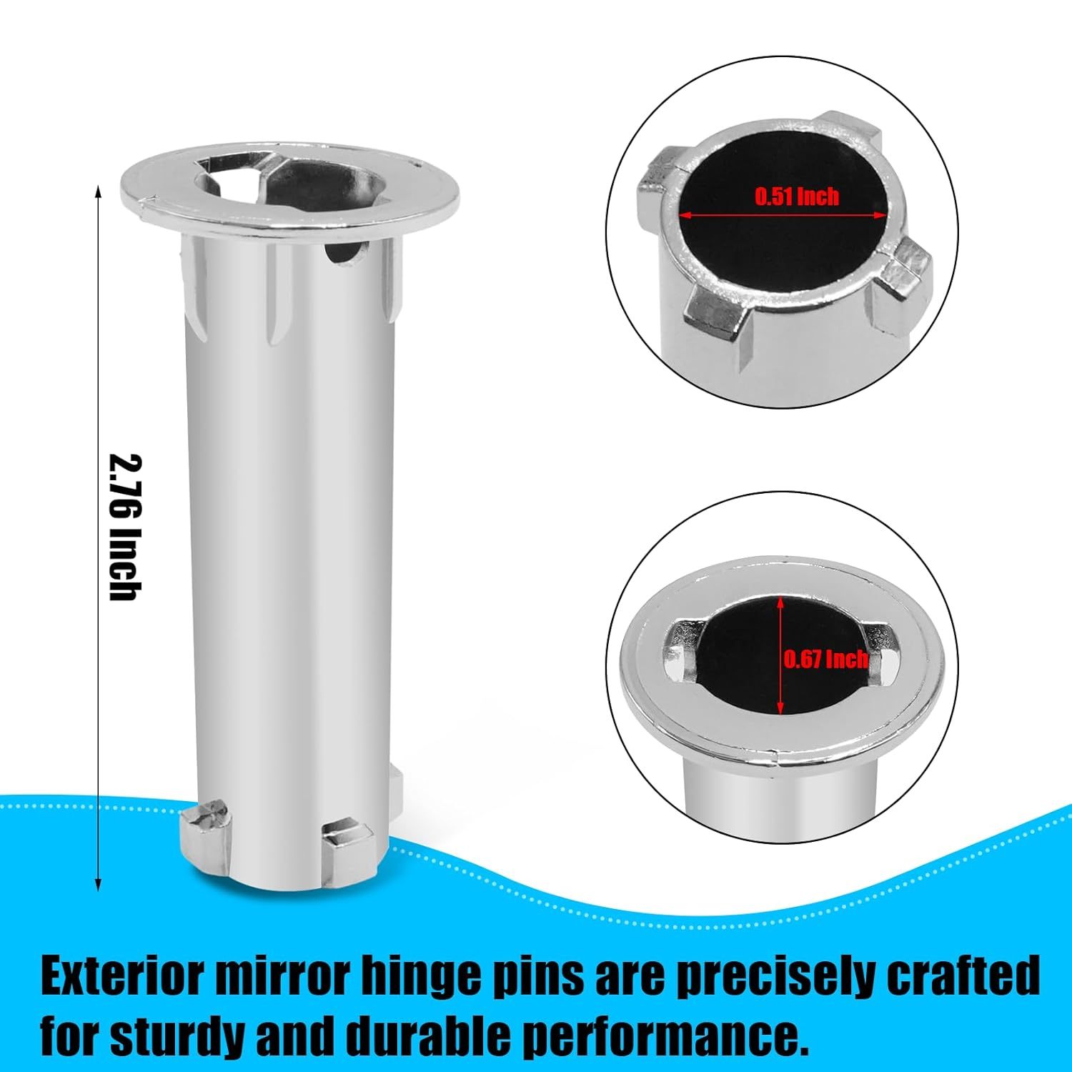 For BMW Mirror Hinge Pin Replacement | X1 E84/X3 F25 | 233640010 | YDSSTORE