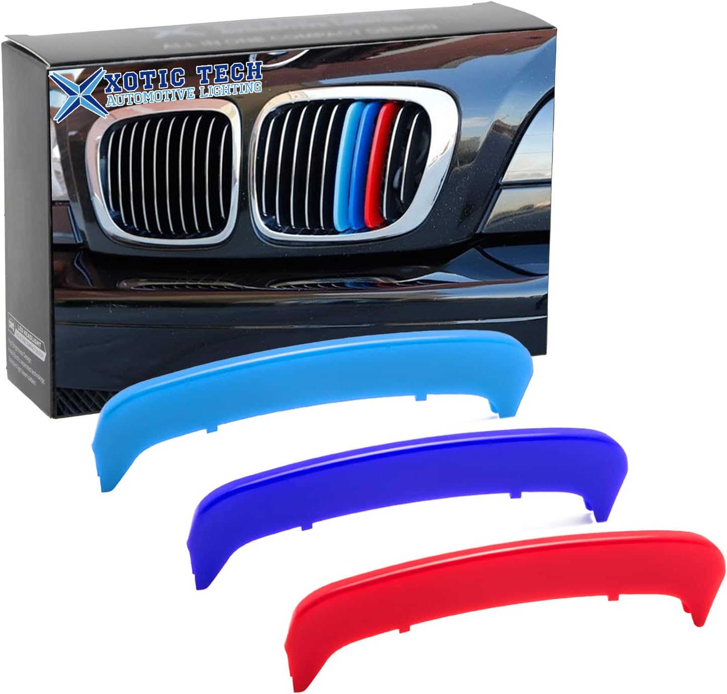 YDSSTORE M Sporty Grille Insert Trim Clips for BMW 3 Series E46 (2000-2005) | Compatible with 10 & 11-Beam Front Kidney Grilles | Easy Clip-on Installation-autoydsstore