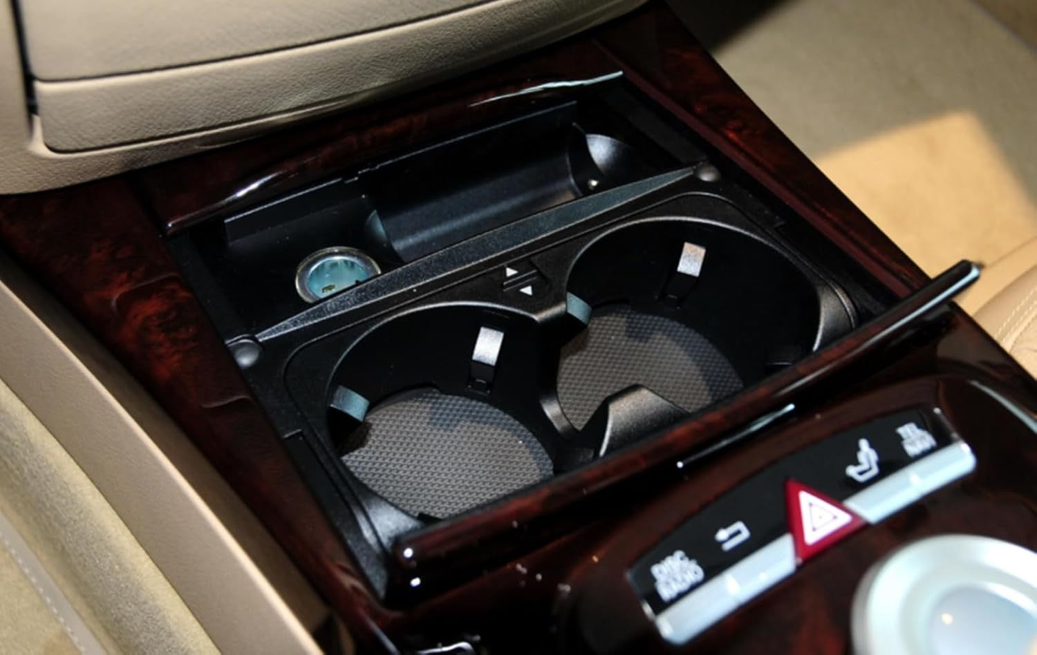 Black Car Water Drink Cup Holder For Benz E W211 2003-2008 CLS W219 20