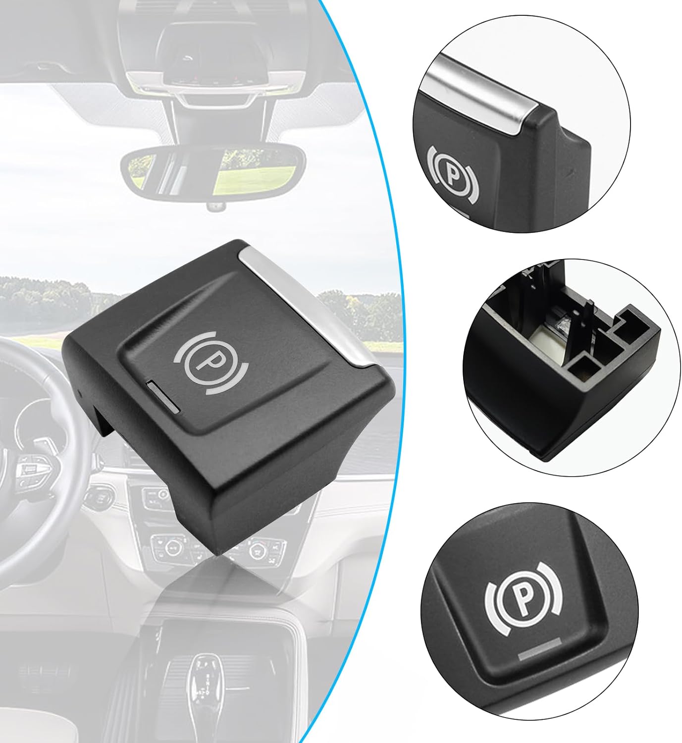 For BMW X1 X2 2 Electronic Parking Button P Button Cover Replacement | YDSSTORE