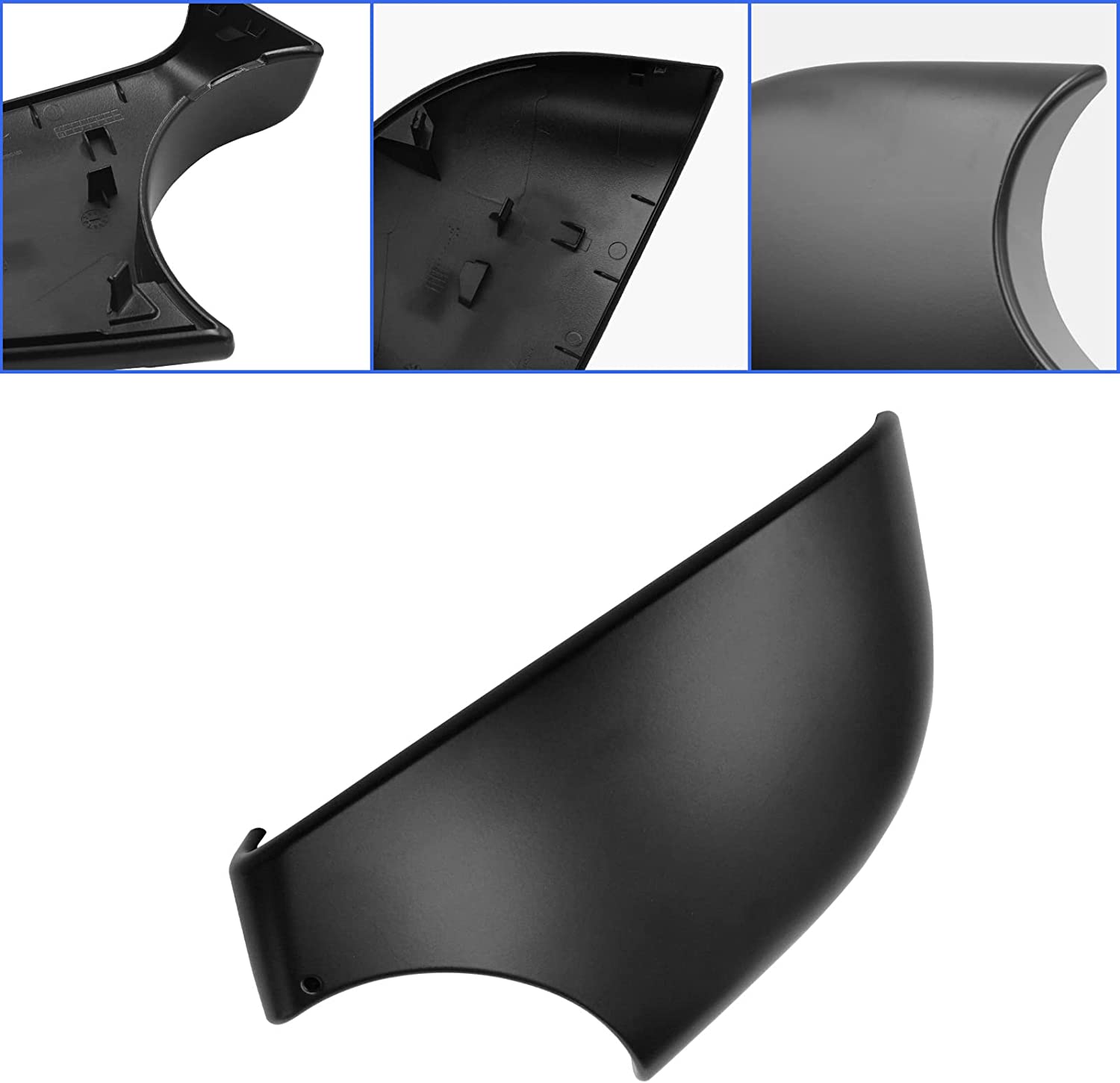 YDSSTORE Compatible with Tesla Model Y Mirror Bottom Cover 2018-2021. Right Passenger Rearview Mirror Lower Base Cover. Side Mirror Base Cover Replacement for Tesla Model Y Wing Mirror Repair(Right)-autoydsstore