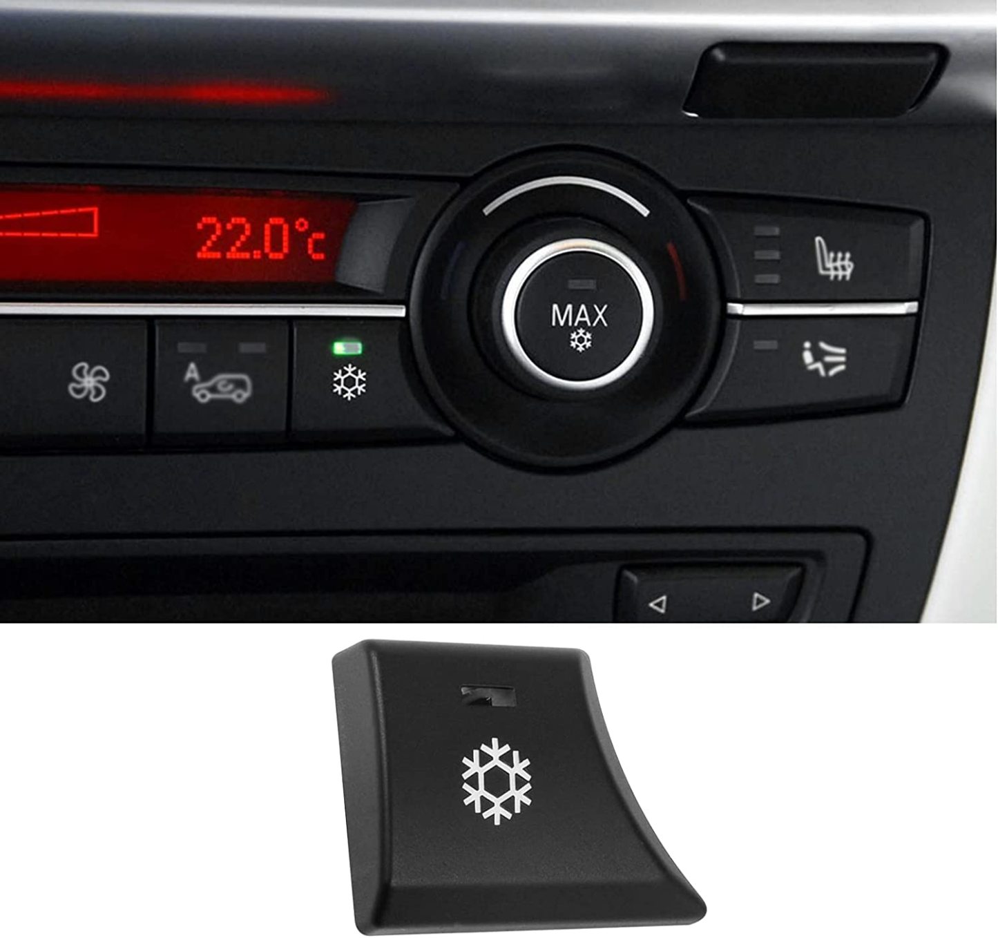 Upgraded For BMW X5/X6 Air Recirculation Button/Snowflake Button Covers | YDSSTORE
