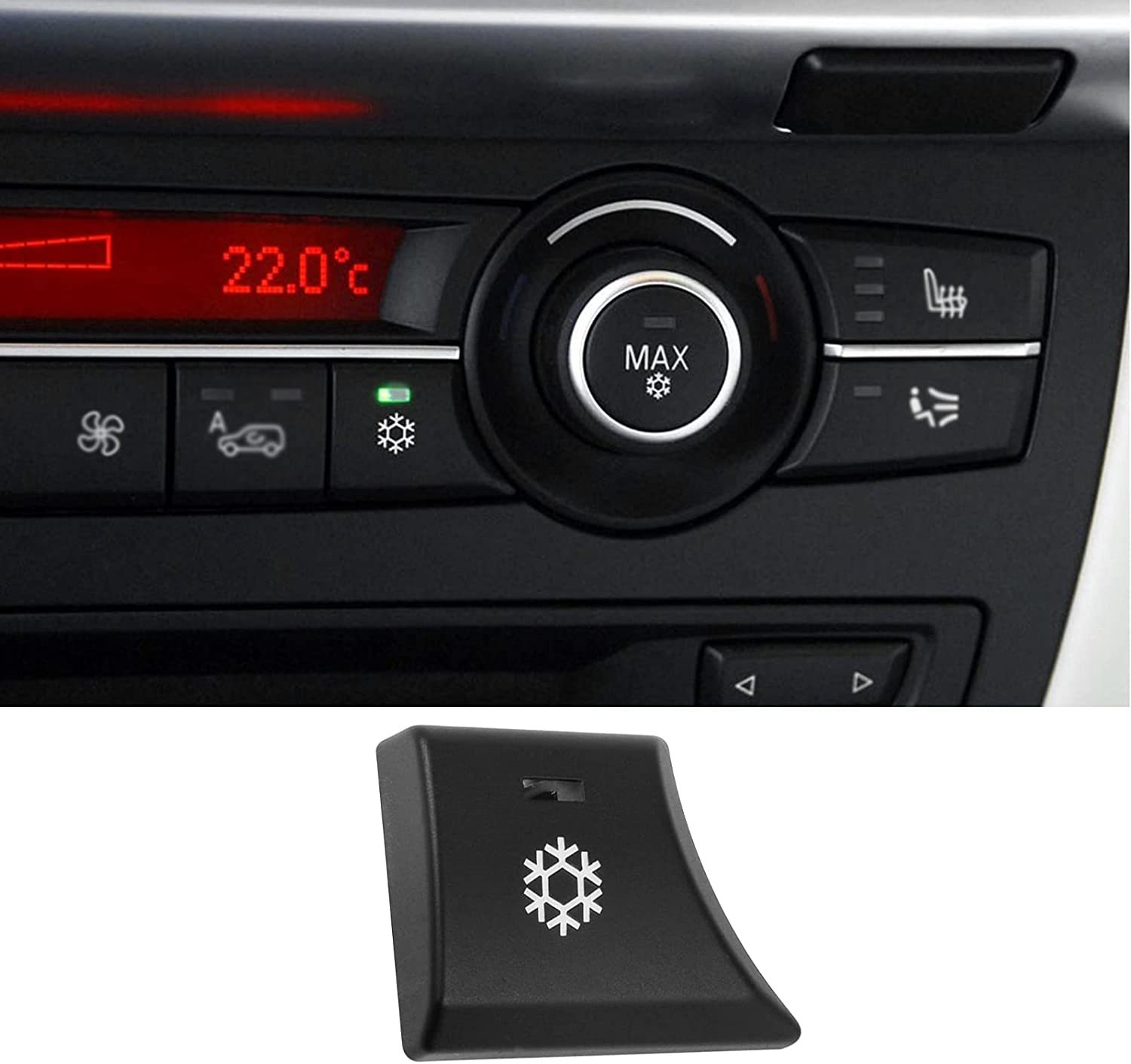 Upgraded For BMW X5/X6 Air Recirculation Button/Snowflake Button Covers | YDSSTORE