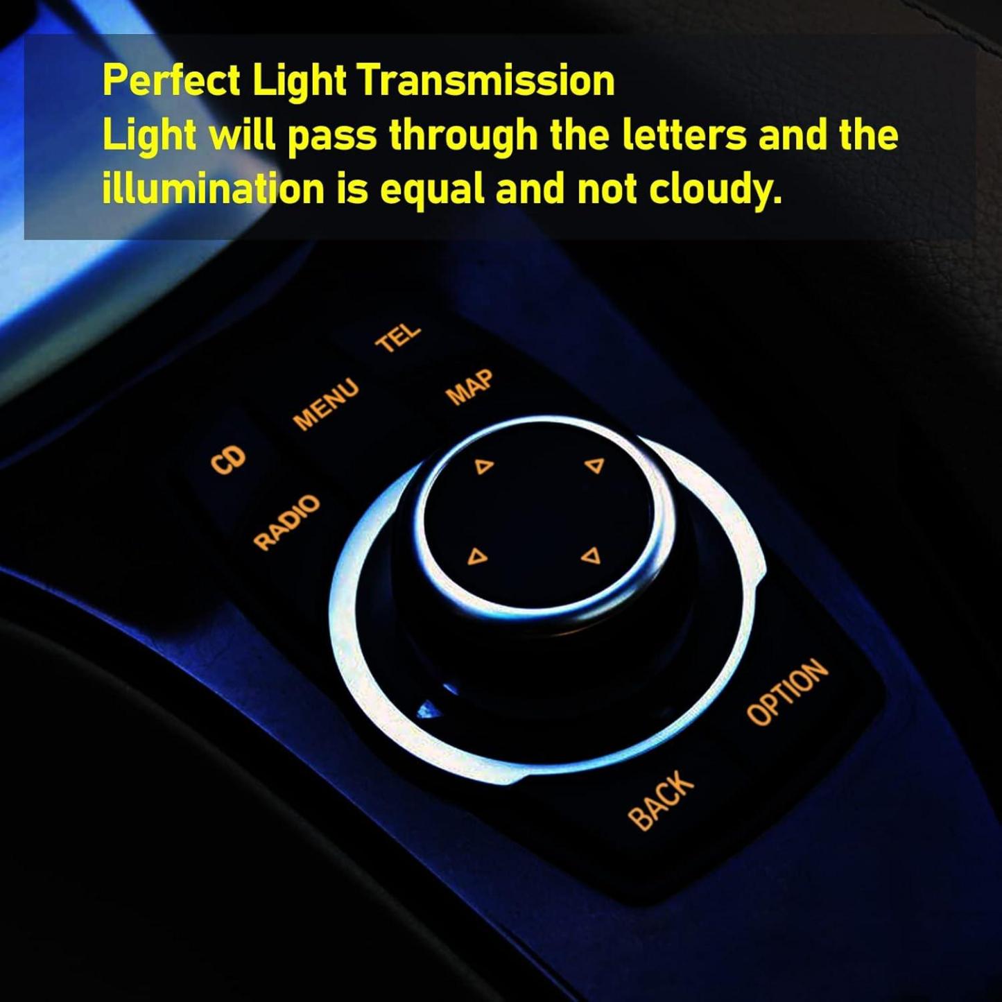 BMW iDrive Multimedia Control Button Replacement Kit (7PCS Set) – Compatible with BMW 1 Series E81 E82 E88. 3 Series E90 E92 E93. 5 Series E60 E61. 6 Series E63 E64. X1 E84. X5 E70. X6 E71-autoydsstore