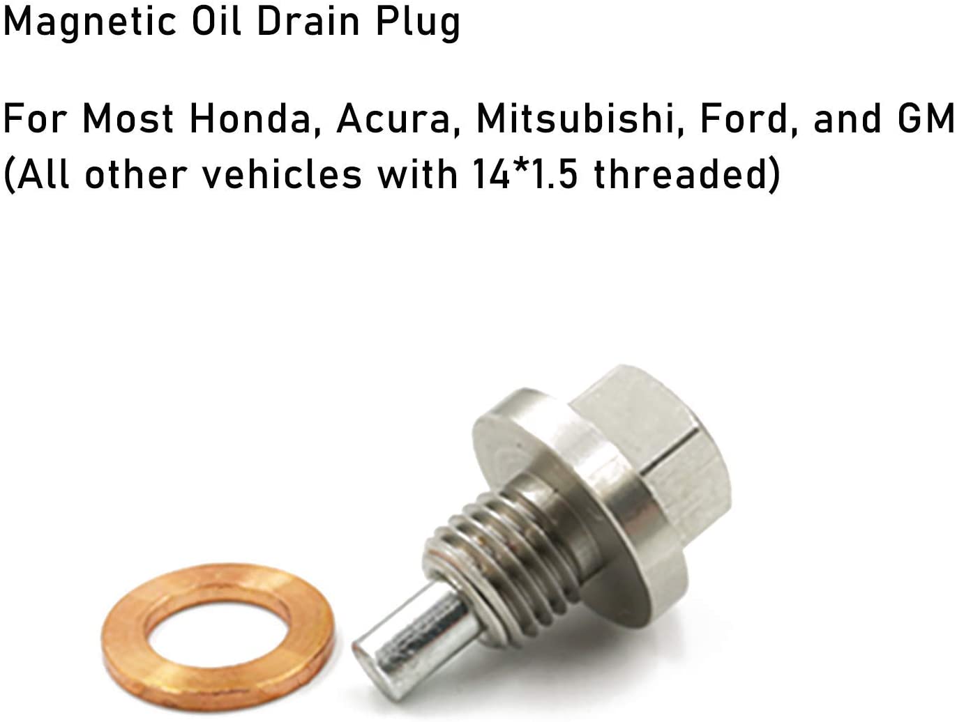 M14x1.5 Oil Drain Plug For Honda Hyundai Ford Kia Mazda etc. | YDSSTORE