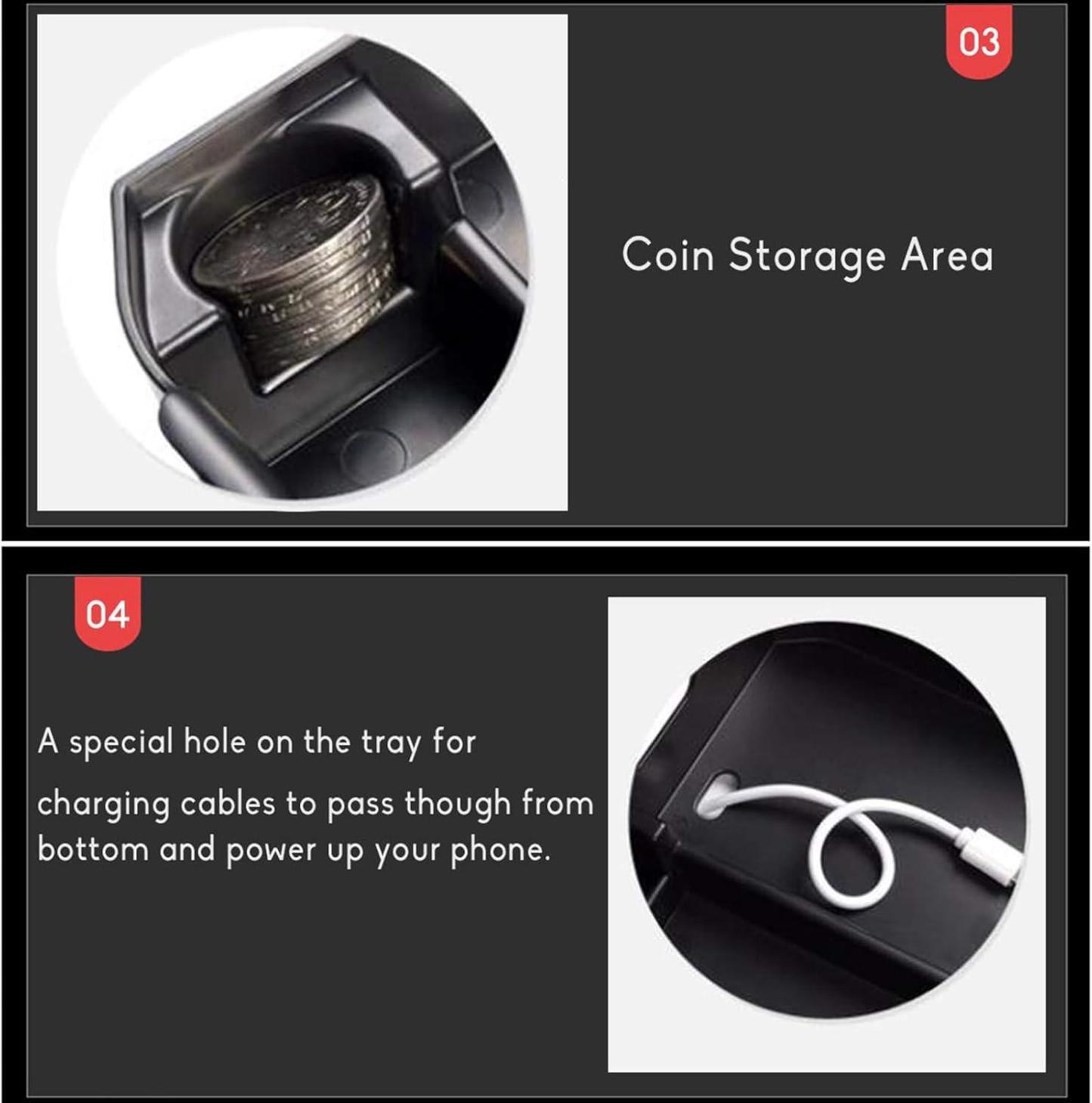 Compatible with BMW X3 G01 (2018-2024) & X4 G02 (2019-2024) | Custom Center Console Organizer